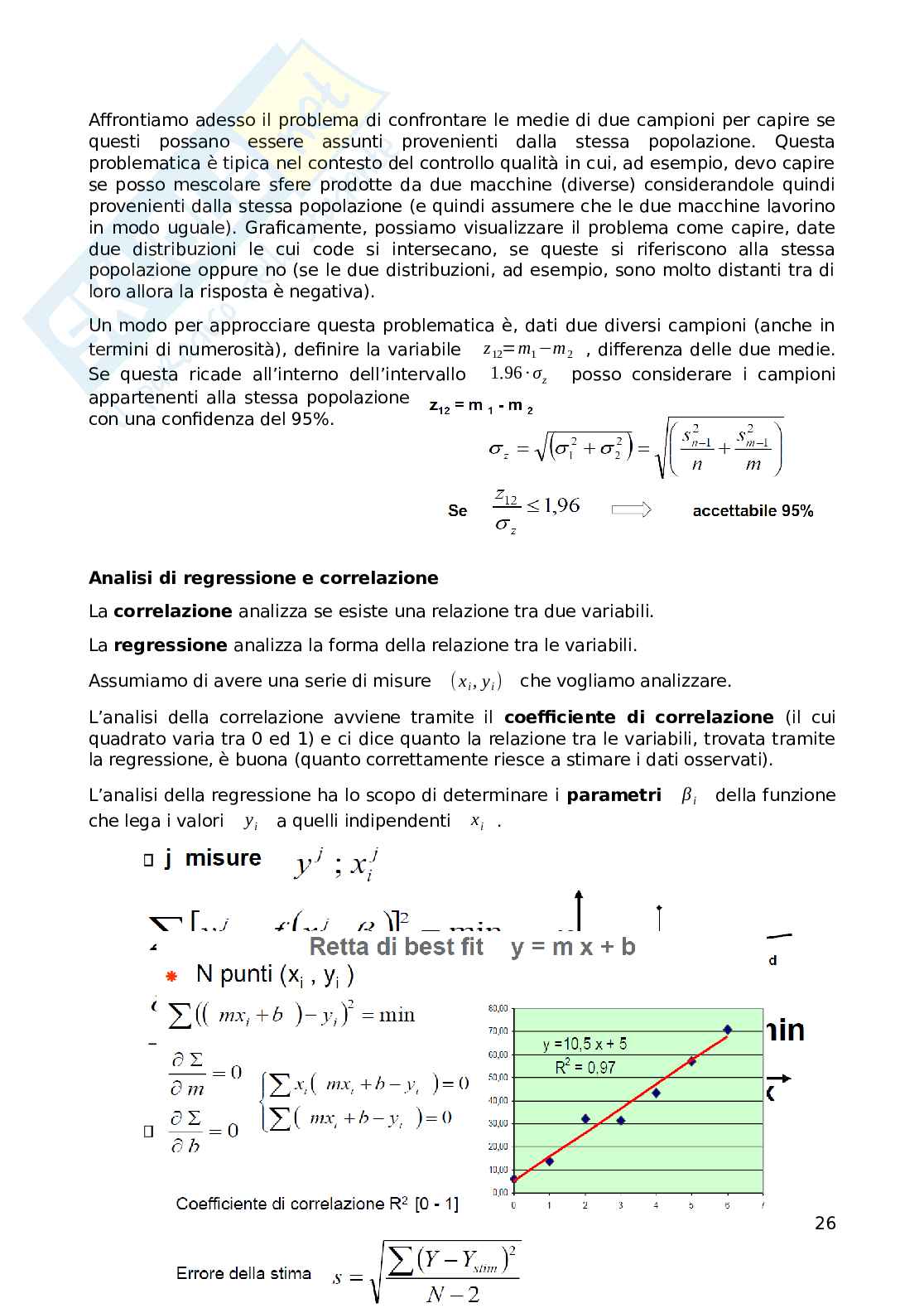 Appunti di Misure meccaniche e collaudi Pag. 26
