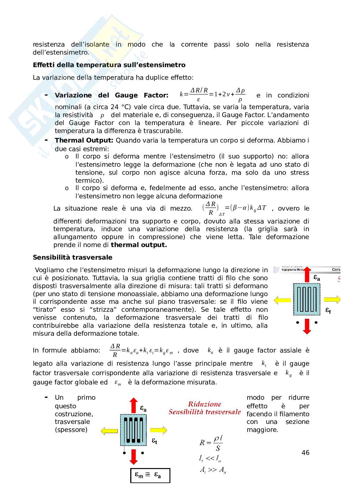 Appunti di Misure meccaniche e collaudi Pag. 46