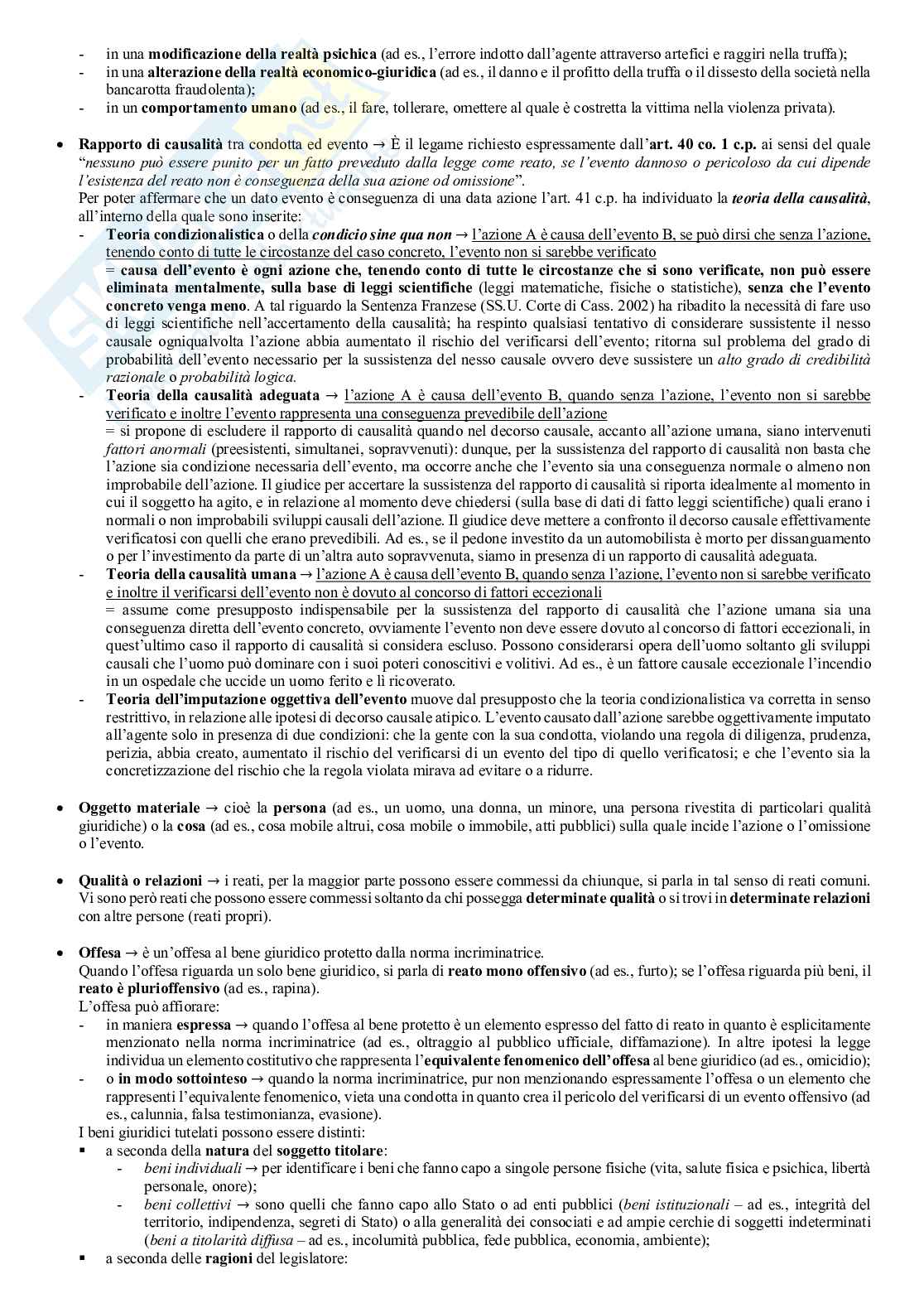 Appunti aggiornati al 2026 di Diritto penale, parte generale Pag. 11