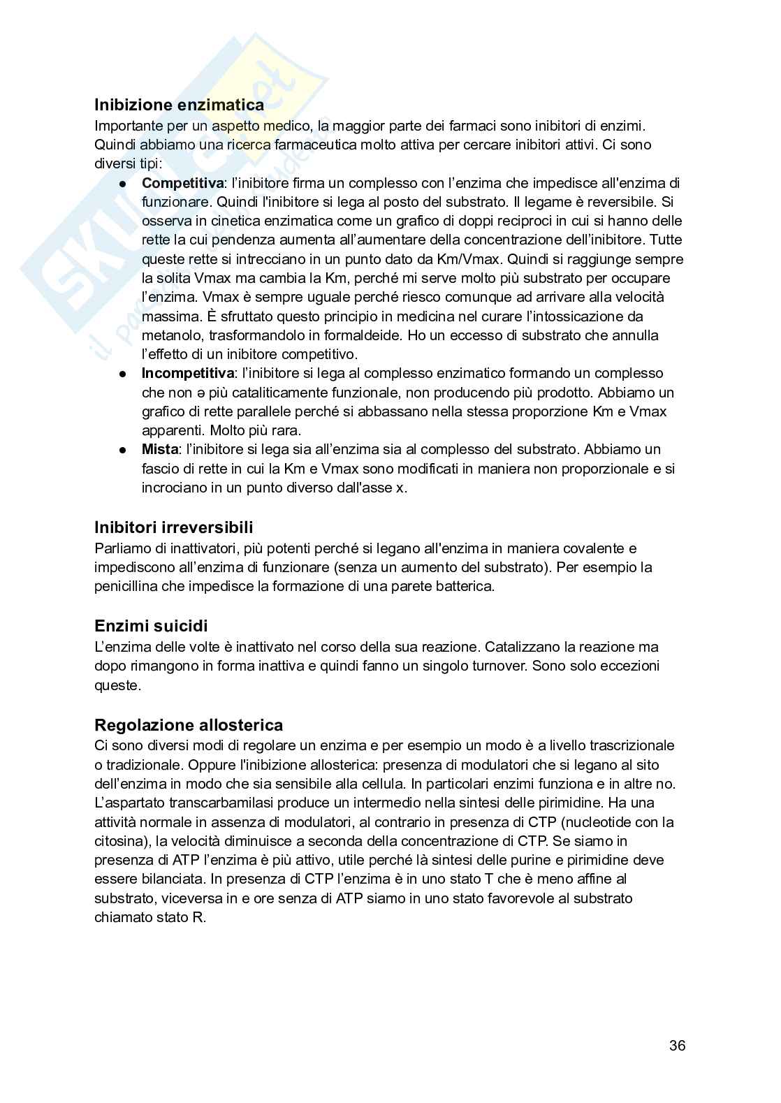 Basi chimiche della vita Pag. 36