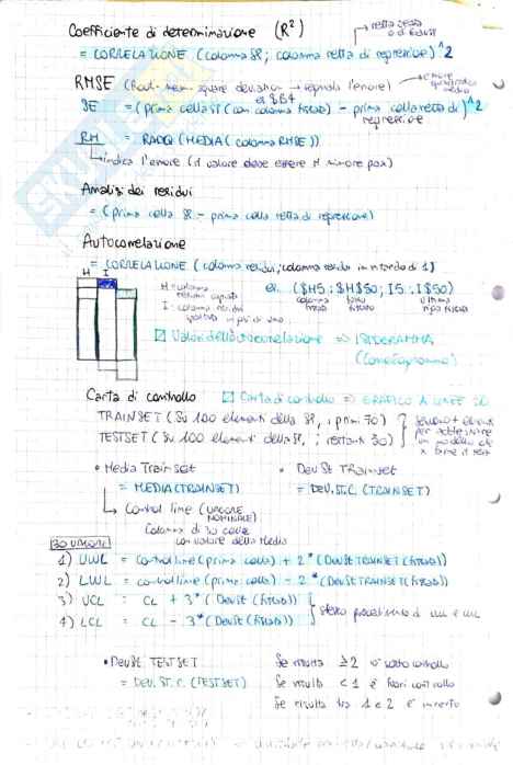 Analisi dei dati sperimentali e statistica - formule e procedimenti Pag. 6