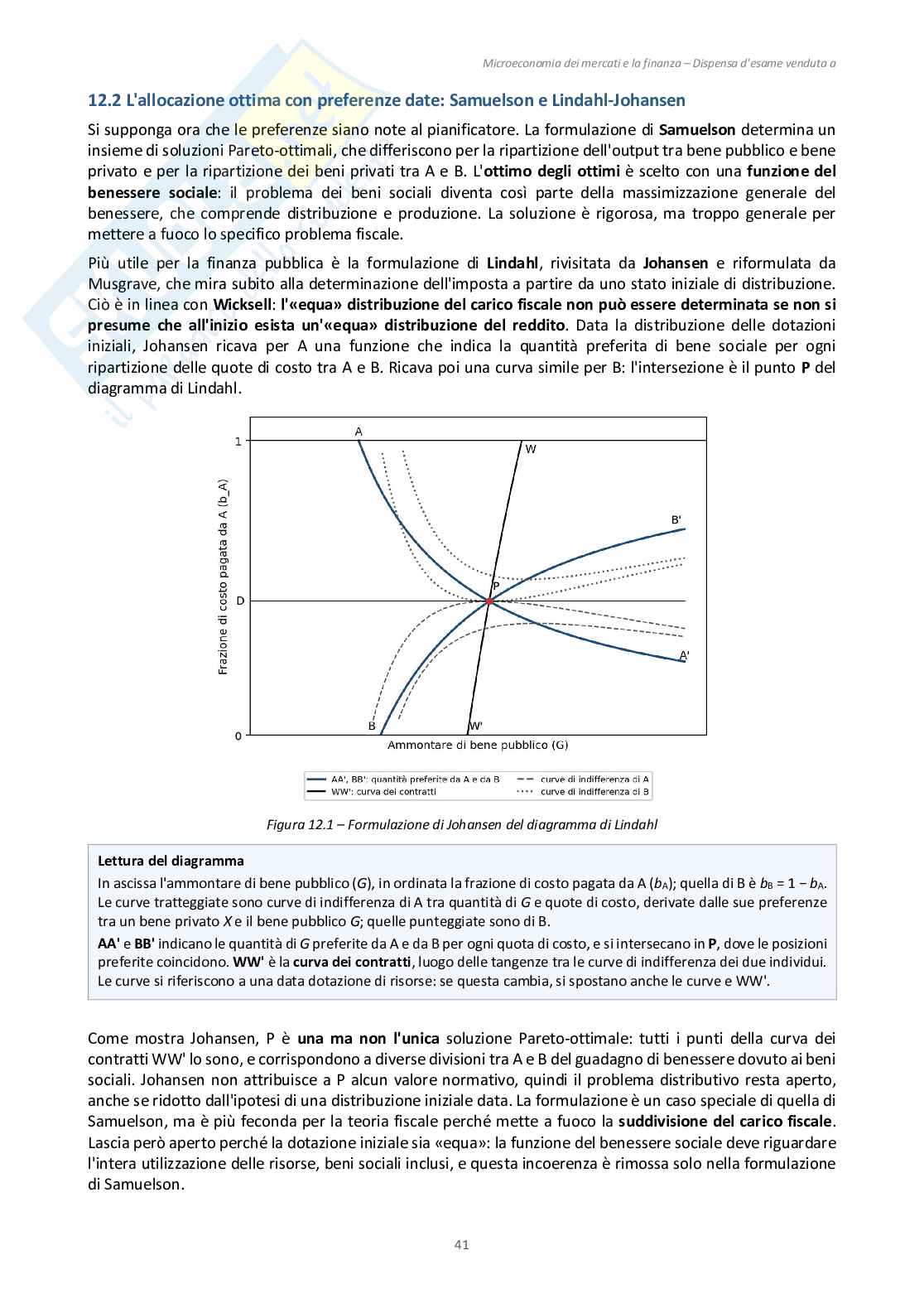Appunti Microeconomia dei mercati e finanza - (Esoneri 1 e 2) Pag. 41