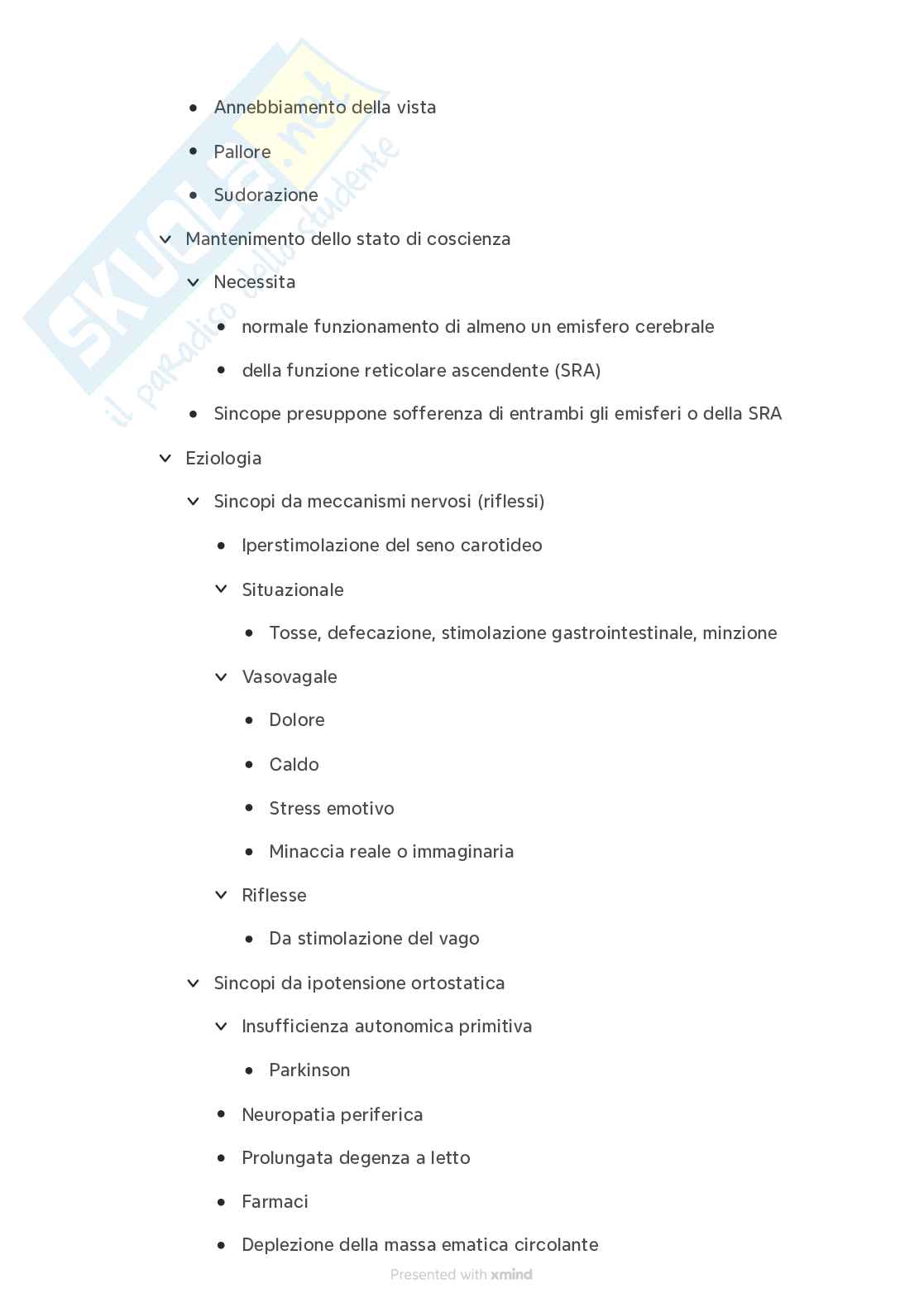 Semeiotica del sistema nervoso Pag. 2