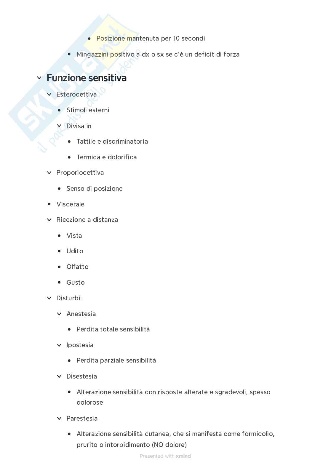 Semeiotica del sistema nervoso Pag. 21
