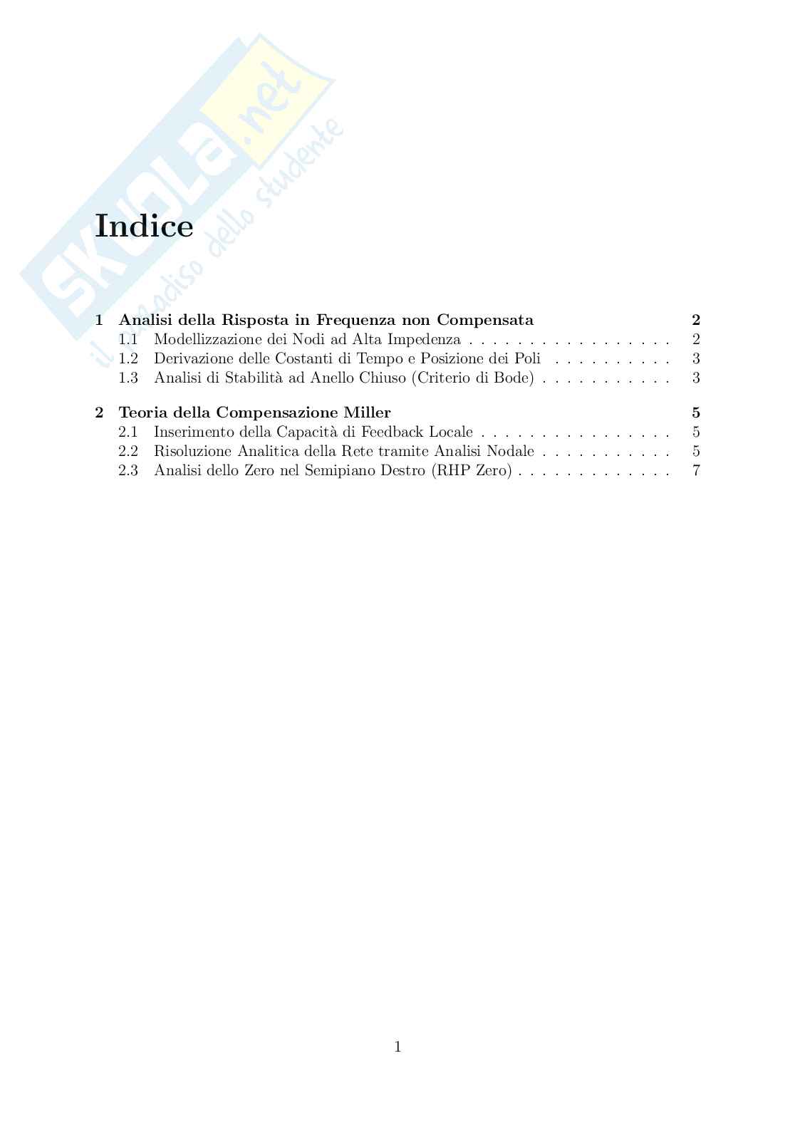   Progetto, compensazione e risposta dinamica di OTA CMOS a due stadi - Parte 2 Pag. 2