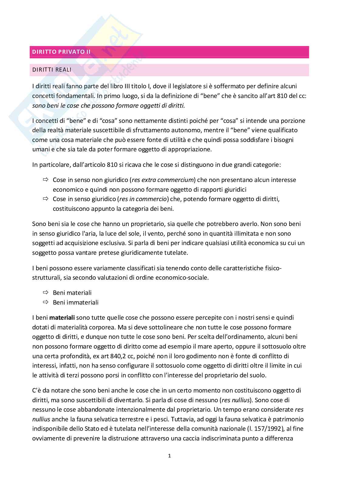 Riassunto esame Diritto privato, Prof. Trapani Mario, libro consigliato Mazzamuto e torrente , Mazzamuto Pag. 1