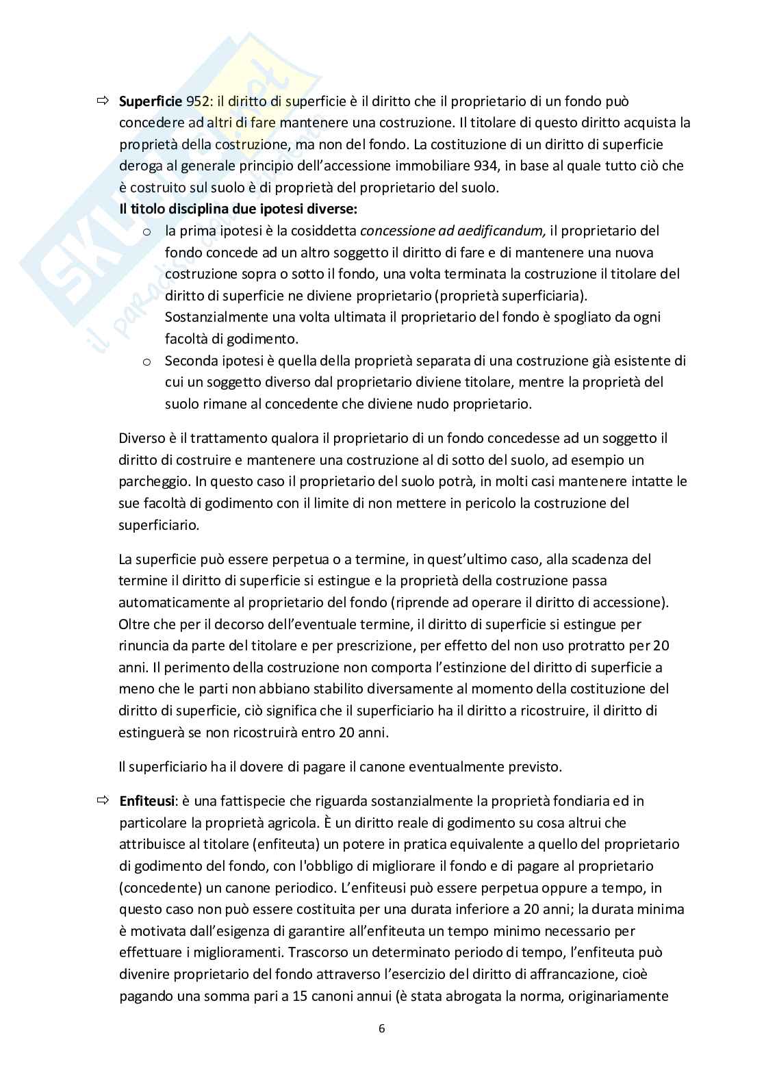 Riassunto esame Diritto privato, Prof. Trapani Mario, libro consigliato Mazzamuto e torrente , Mazzamuto Pag. 6