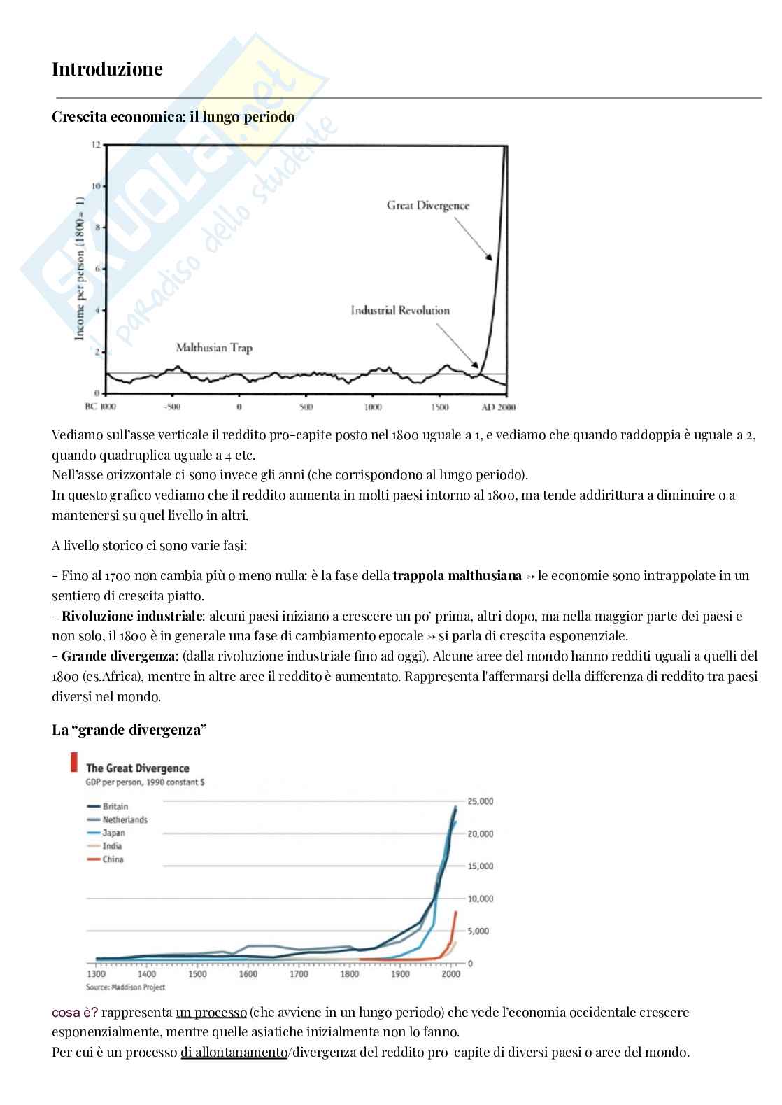 Storia economica - parte 1 Pag. 1