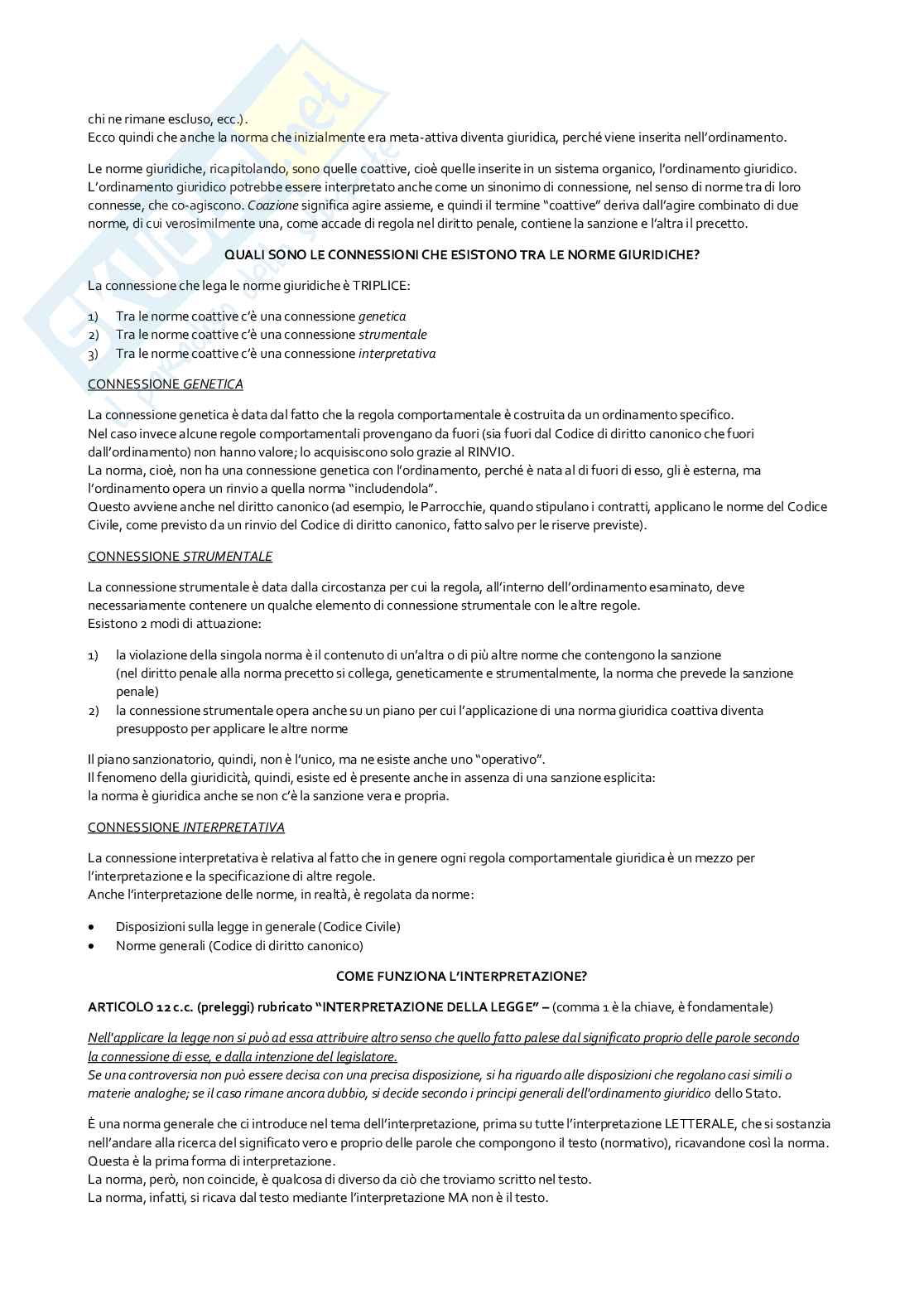 Appunti corso di Diritto canonico  Pag. 2