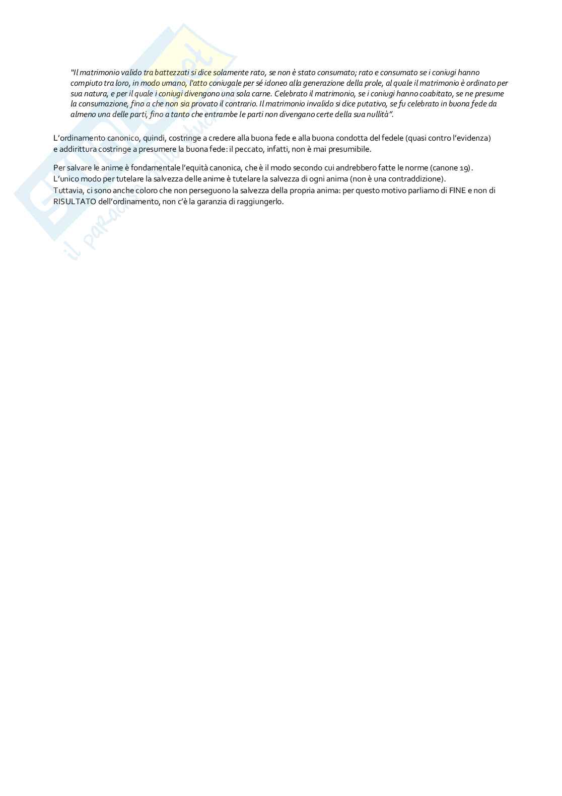 Appunti corso di Diritto canonico  Pag. 6