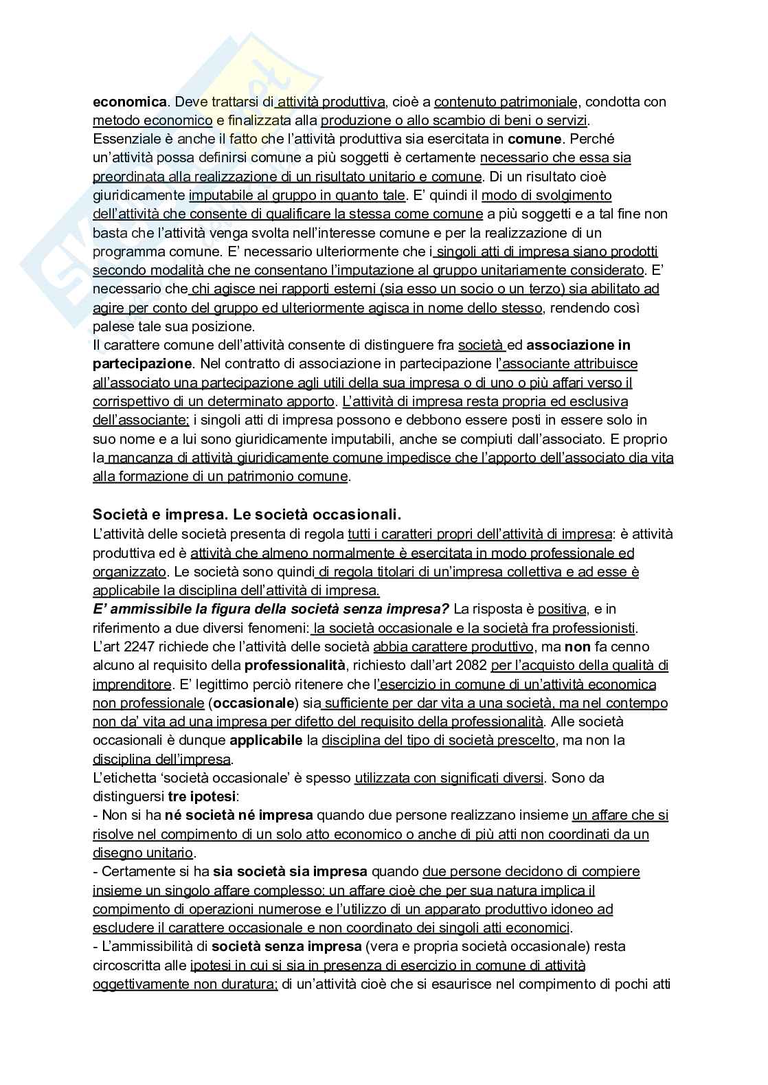 Riassunto esame Diritto commerciale, Prof. Guccione Alessandro Valerio, libro consigliato Diritto commerciale, Campobasso Pag. 31