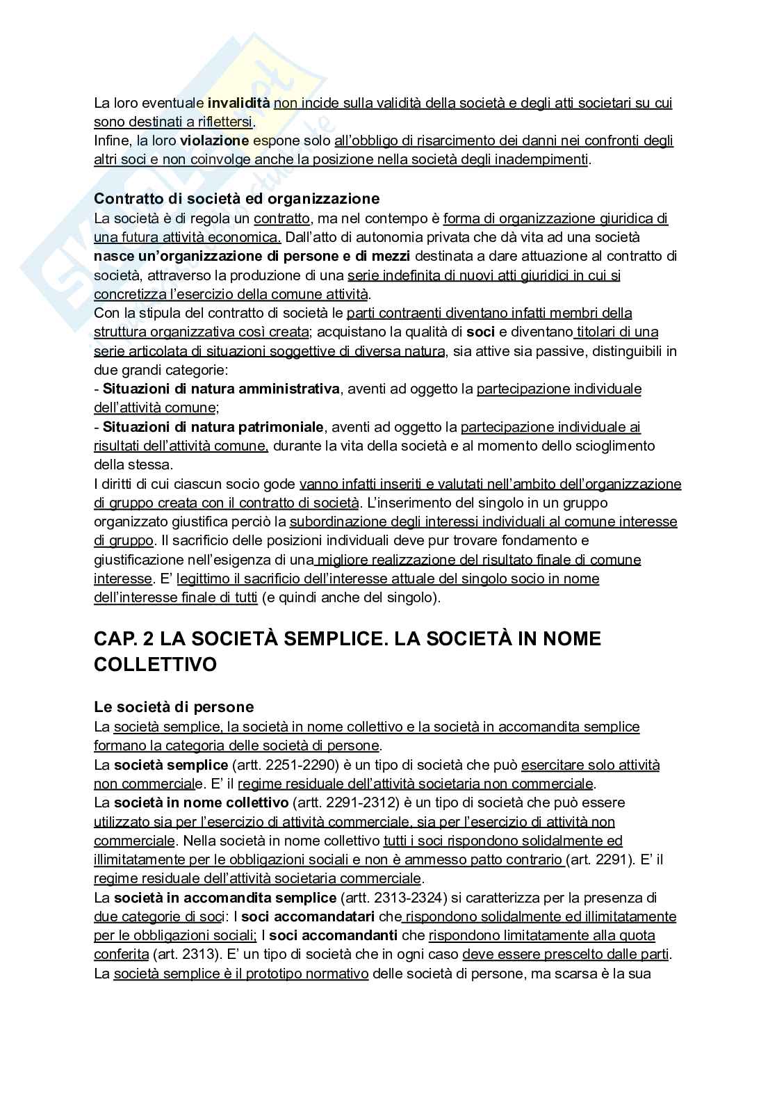 Riassunto esame Diritto commerciale, Prof. Guccione Alessandro Valerio, libro consigliato Diritto commerciale, Campobasso Pag. 41
