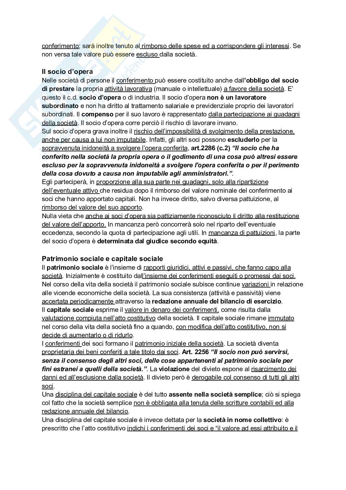 Riassunto esame Diritto commerciale, Prof. Guccione Alessandro Valerio, libro consigliato Diritto commerciale, Campobasso Pag. 46