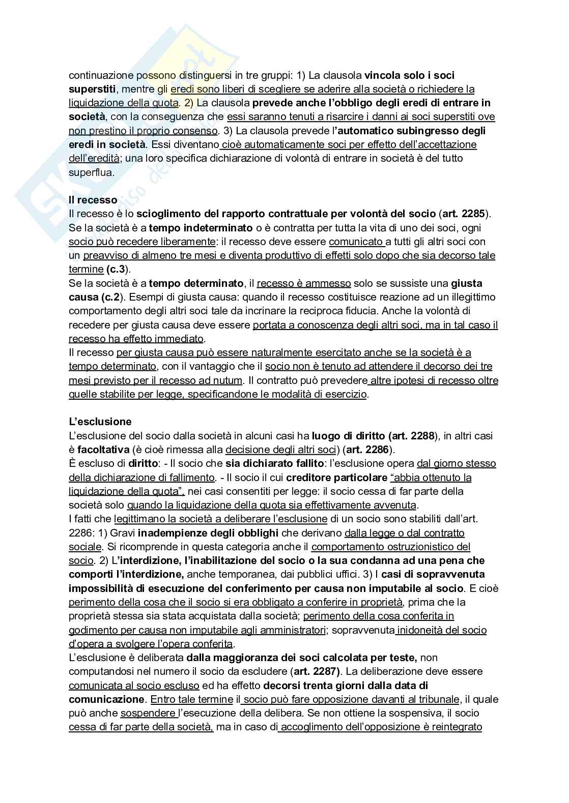 Riassunto esame Diritto commerciale, Prof. Guccione Alessandro Valerio, libro consigliato Diritto commerciale, Campobasso Pag. 56