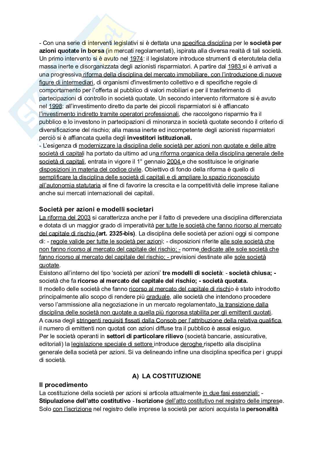 Riassunto esame Diritto commerciale, Prof. Guccione Alessandro Valerio, libro consigliato Diritto commerciale, Campobasso Pag. 66