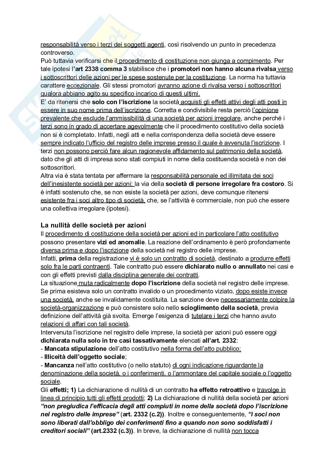 Riassunto esame Diritto commerciale, Prof. Guccione Alessandro Valerio, libro consigliato Diritto commerciale, Campobasso Pag. 71