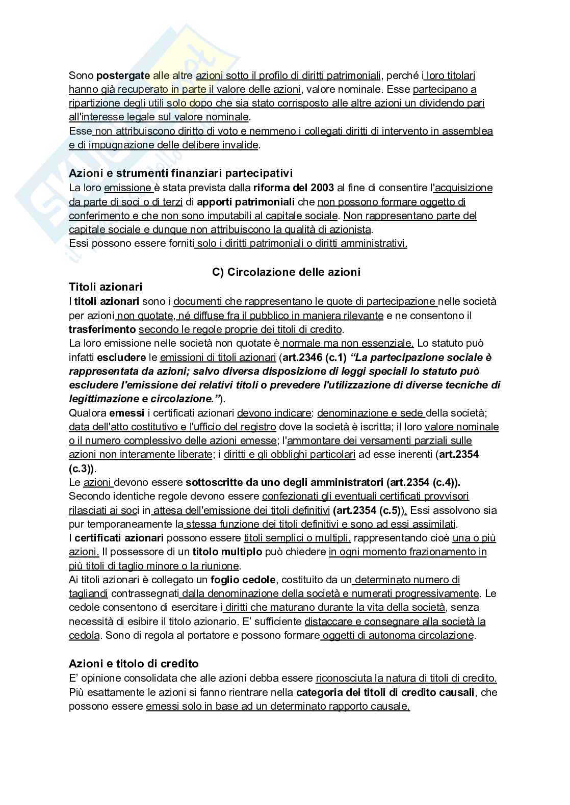 Riassunto esame Diritto commerciale, Prof. Guccione Alessandro Valerio, libro consigliato Diritto commerciale, Campobasso Pag. 81