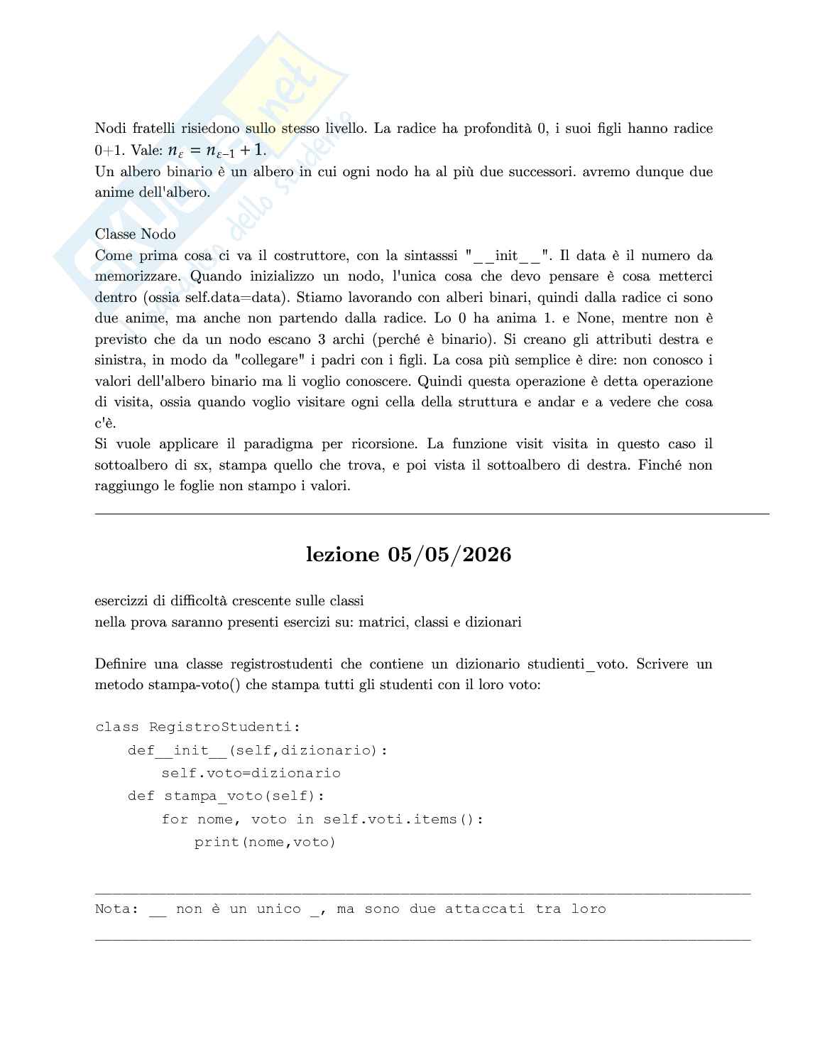 Appunti per secondo parziale di Informatica Pag. 21