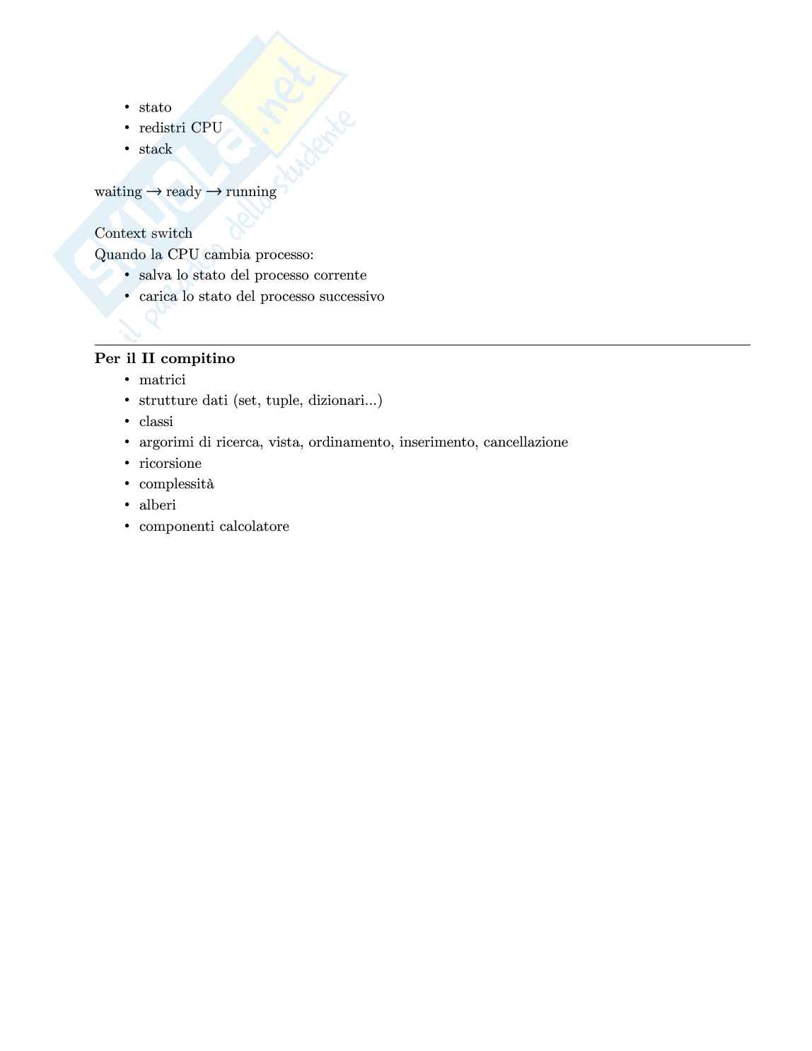 Appunti per secondo parziale di Informatica Pag. 31