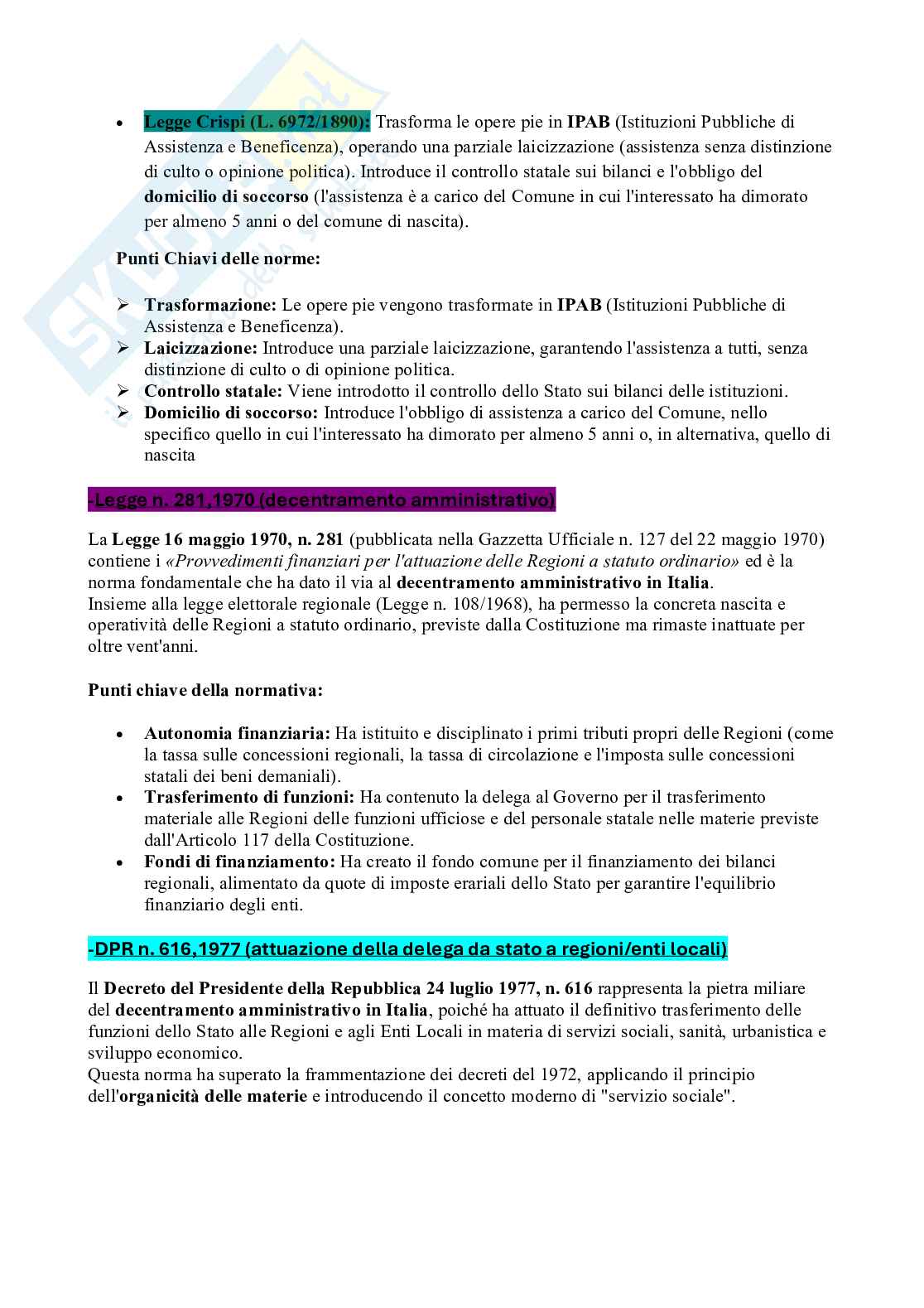 Riassunto esame Organizzazione e pianificazione del territorio, Prof. D'Acierno Luca, libro consigliato Principi e fondamenti, Biffi  Pag. 2