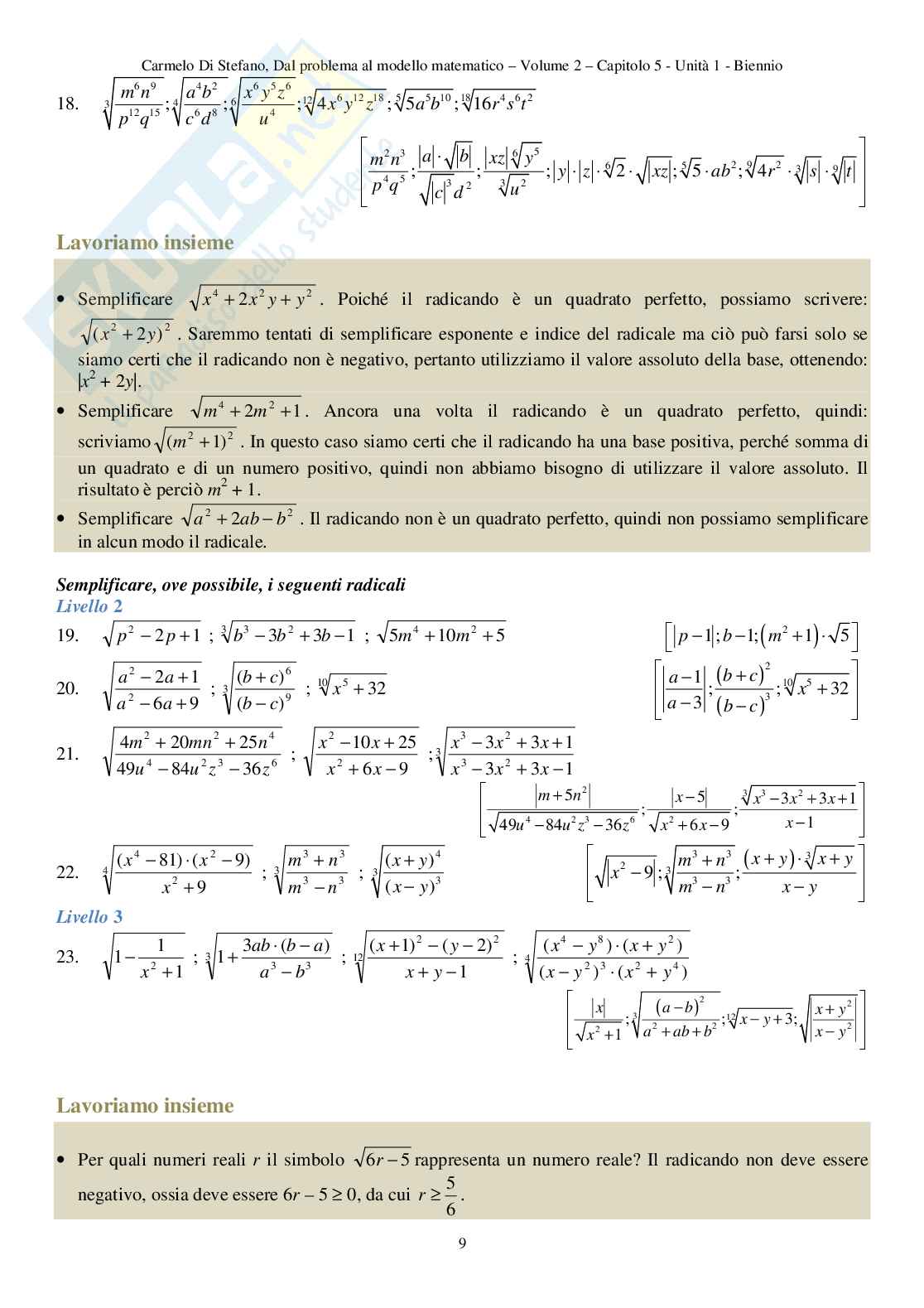 Dal problema al modello matematico - Volume 2 per il biennio Pag. 16