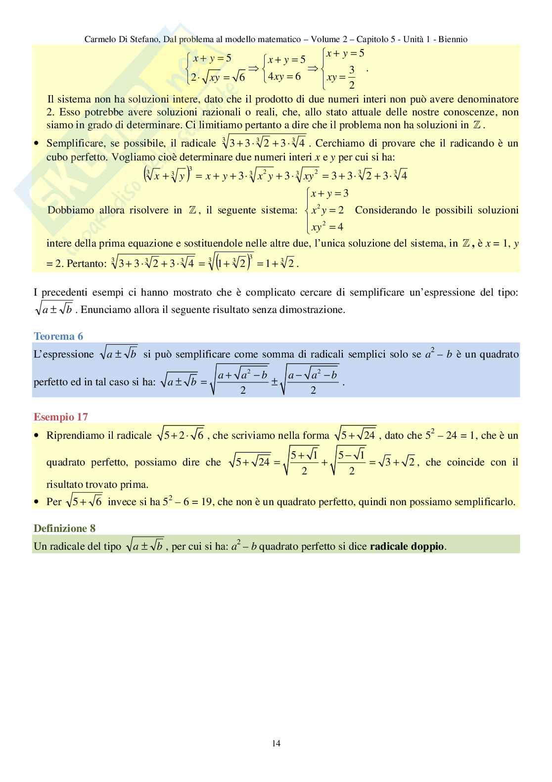 Dal problema al modello matematico - Volume 2 per il biennio Pag. 21