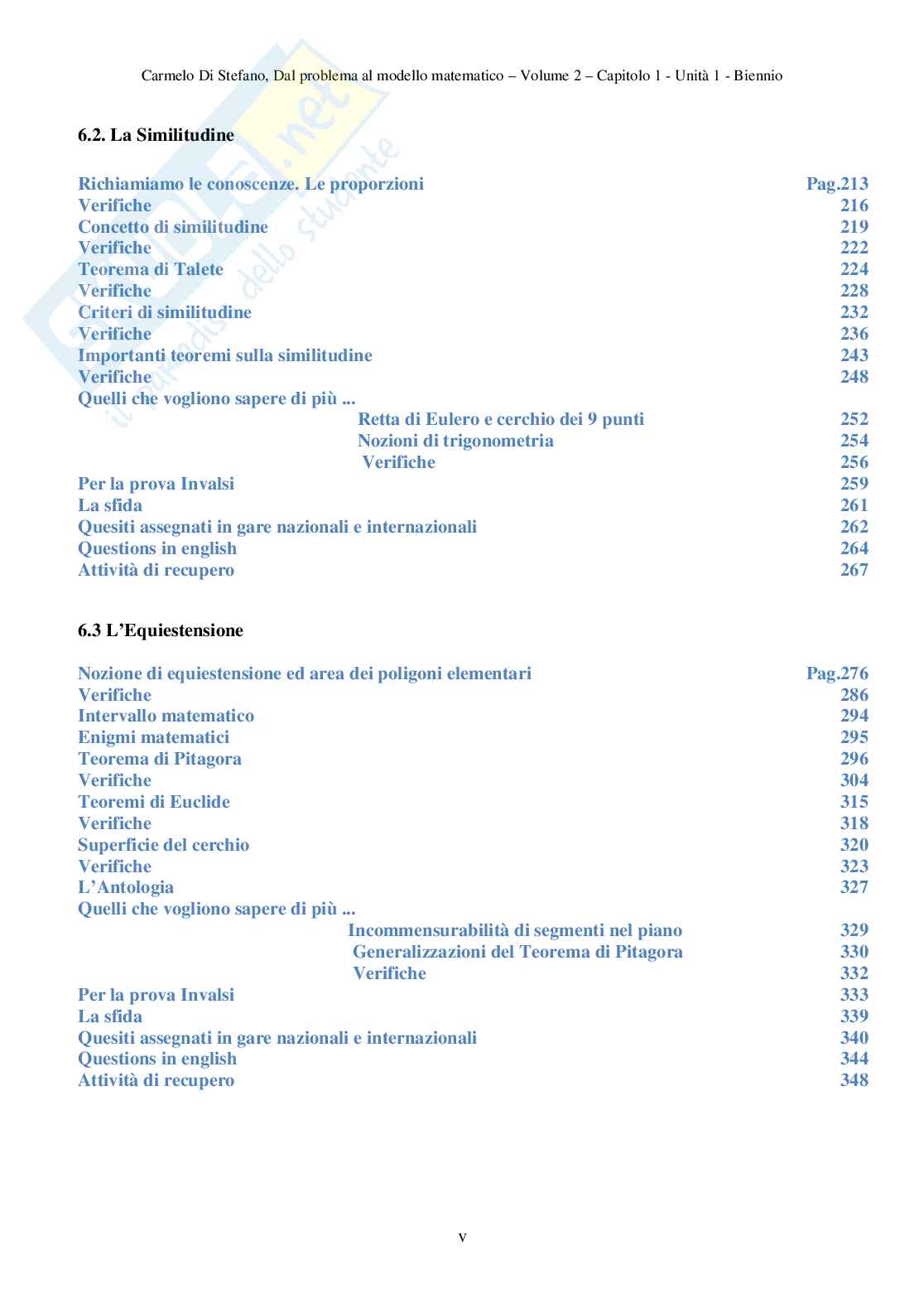 Dal problema al modello matematico - Volume 2 per il biennio Pag. 6