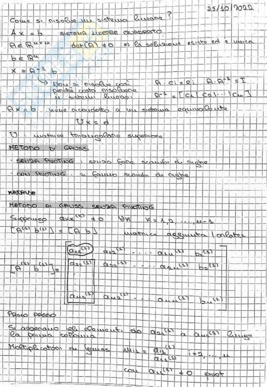 Appunti Calcolo numerico  Pag. 46
