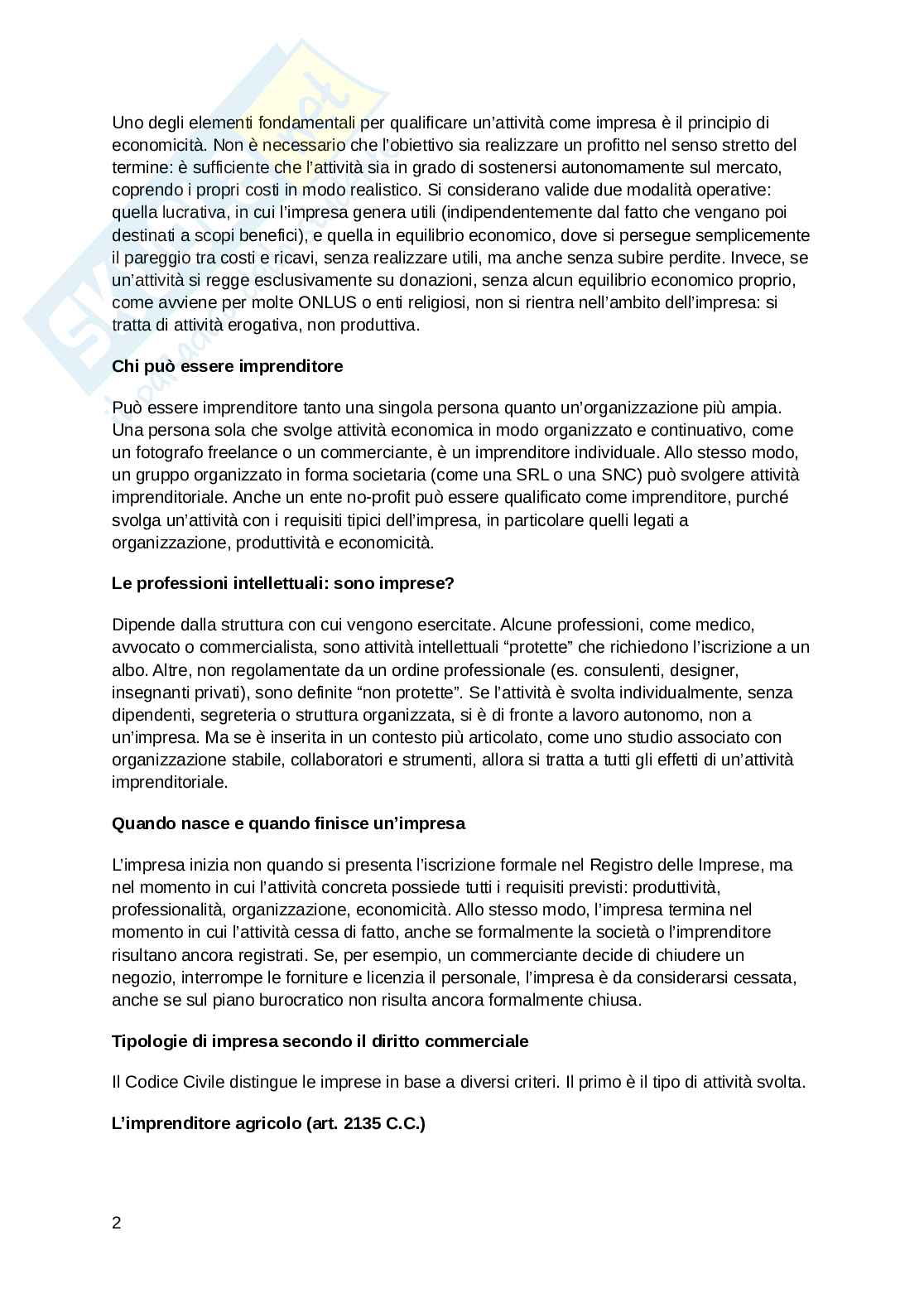 Diritto commerciale  Pag. 2