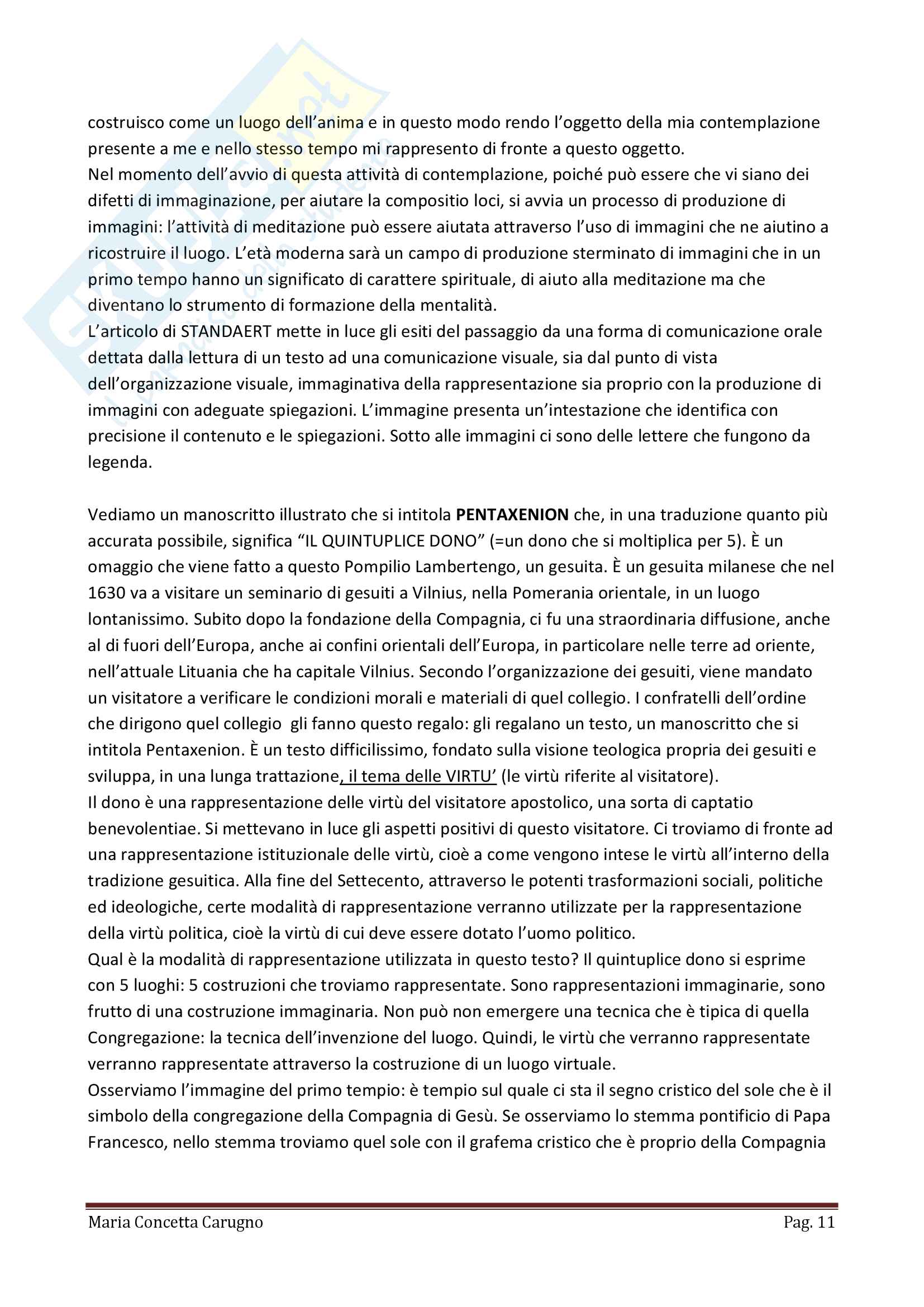 Storia moderna La Compagnia di Gesù Pag. 11