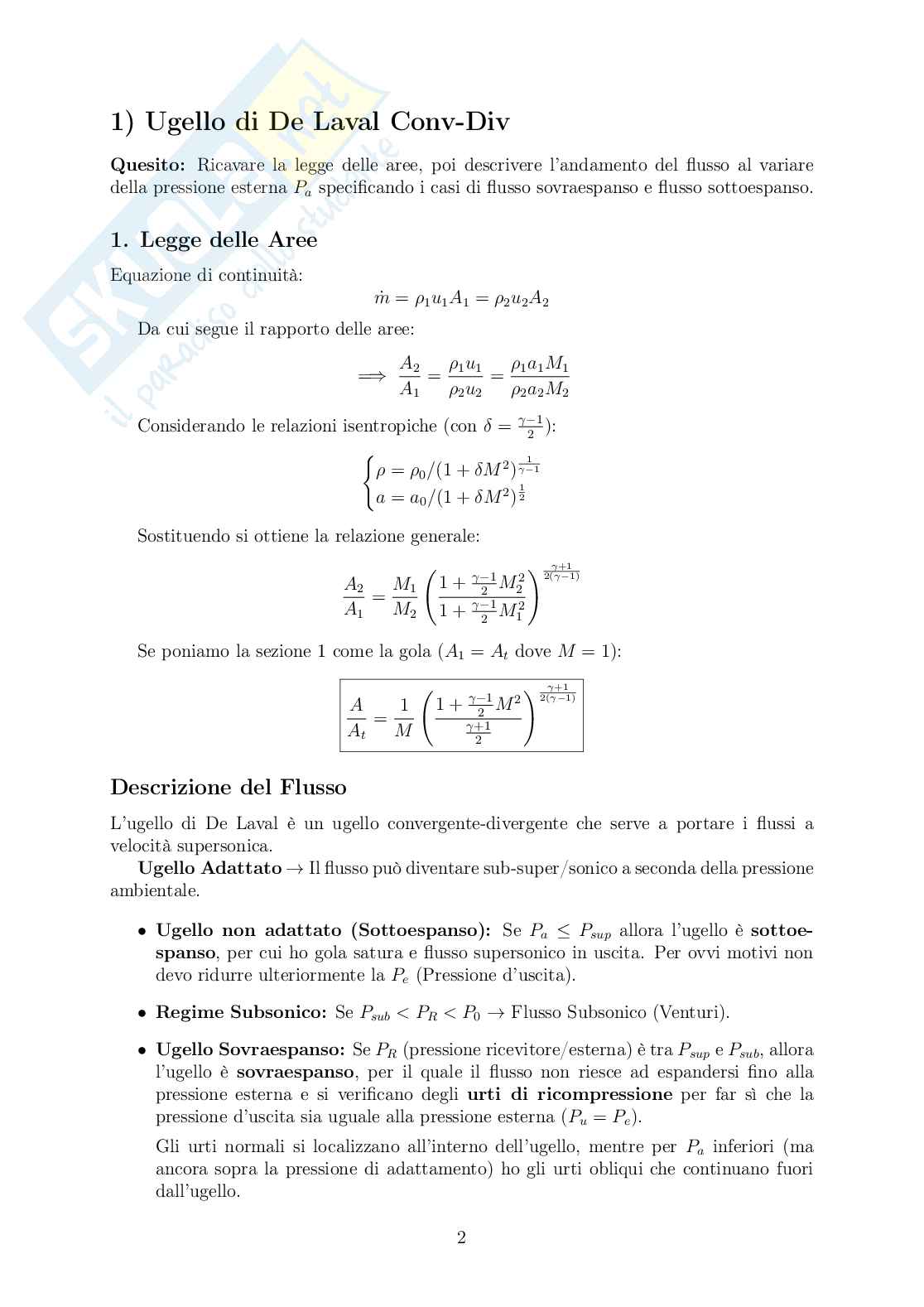 Domande e risposte esame di Propulsione aerospaziale Pag. 2