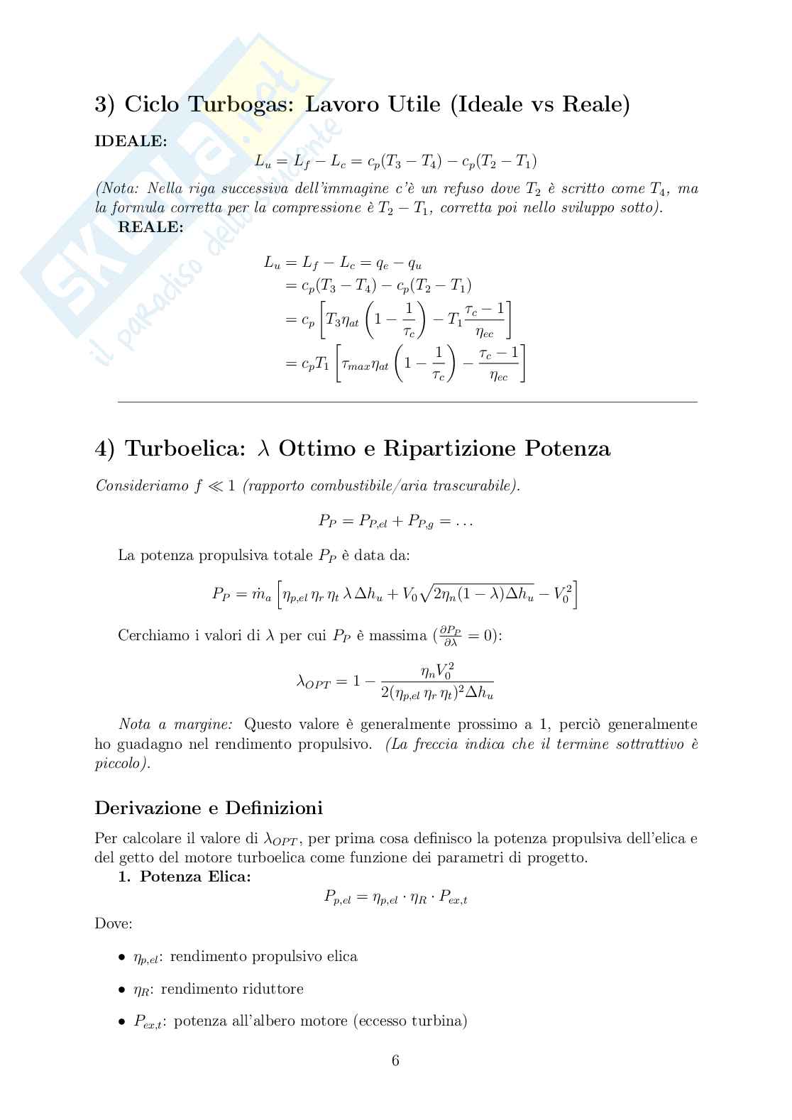 Domande e risposte esame di Propulsione aerospaziale Pag. 6