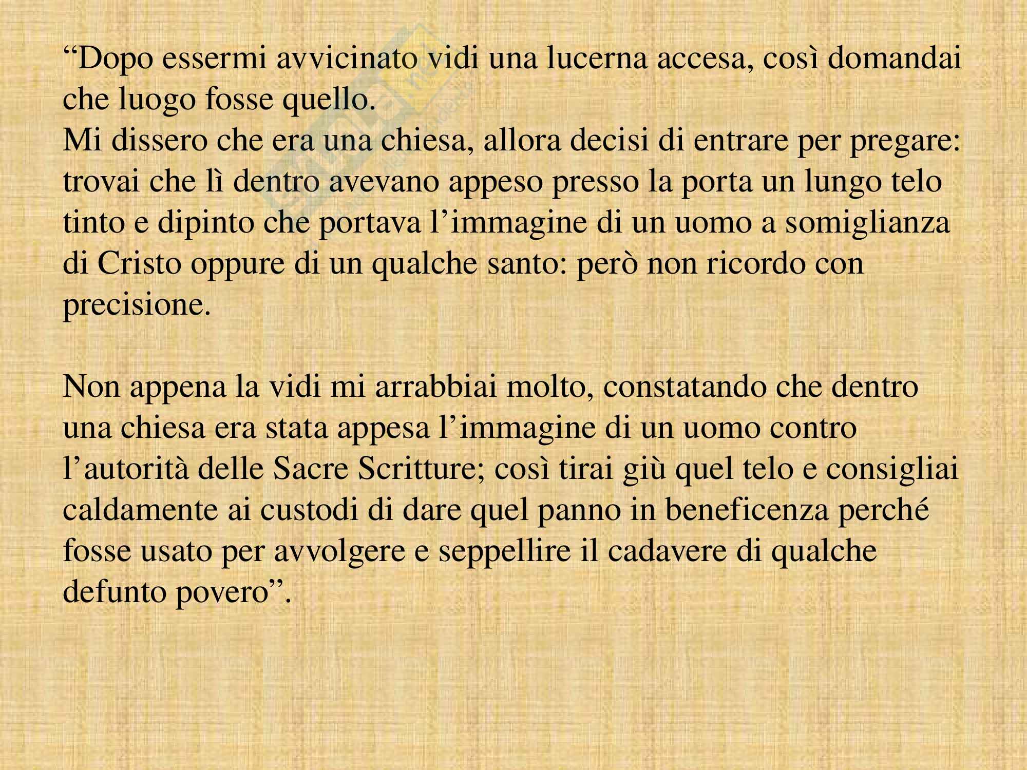 Presentazione ppt. storia della Sindone Pag. 6