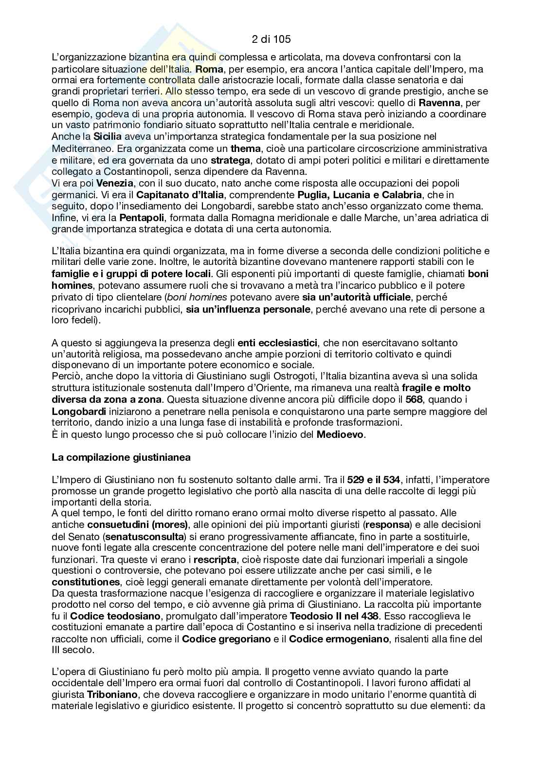 Storia del diritto medievale e moderno Pag. 2