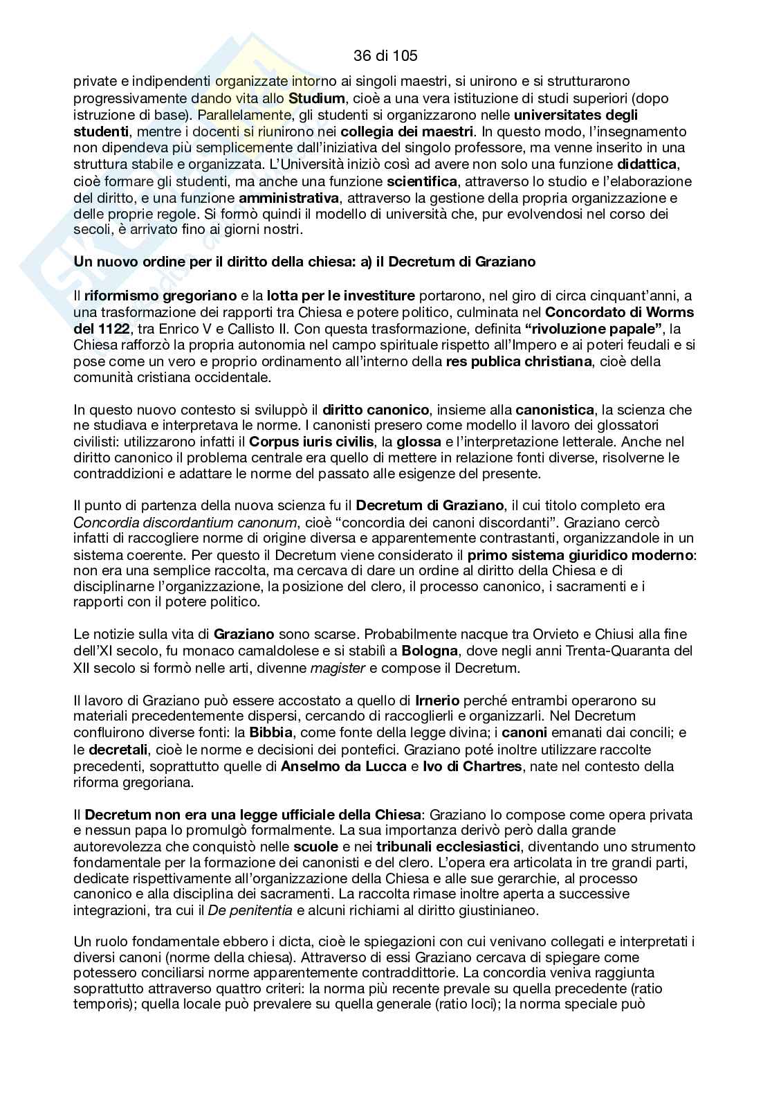 Storia del diritto medievale e moderno Pag. 36