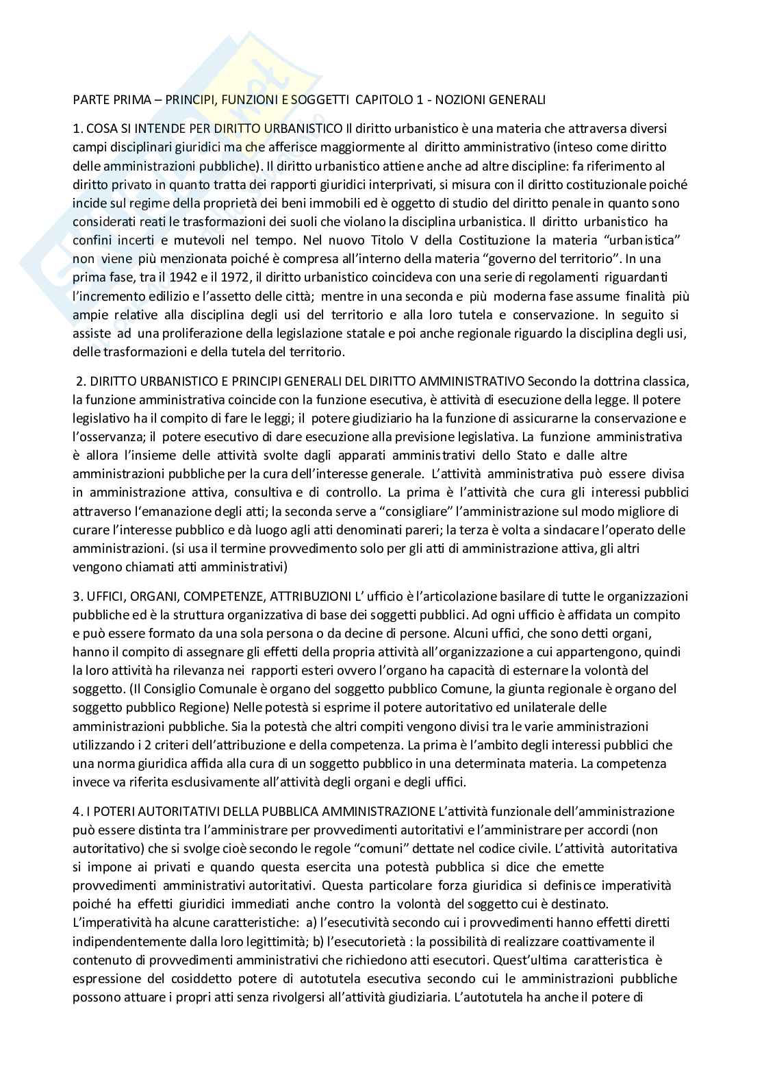 Diritto urbanistico Pag. 1