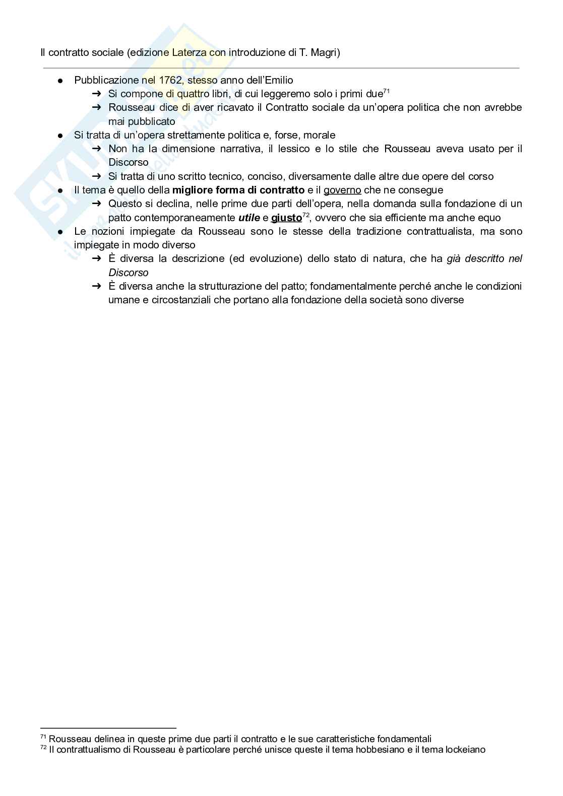 Riassunto esame Etica ii b, Prof. Botti Caterina, libro consigliato Discorso sull'origine e i fondamenti dell'ineguaglianza tra gli uomini, Rousseau Pag. 21