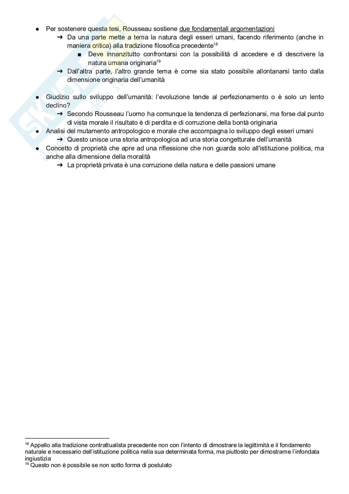 Riassunto esame Etica ii b, Prof. Botti Caterina, libro consigliato Discorso sull'origine e i fondamenti dell'ineguaglianza tra gli uomini, Rousseau Pag. 6