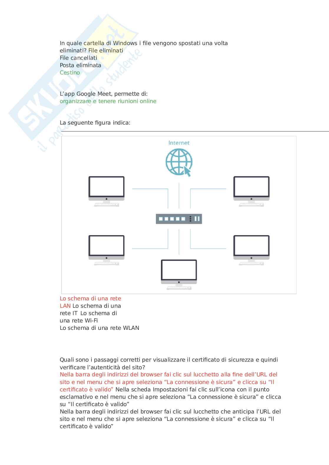 EIPASS Standard - Guida all'Utilizzo di Google Calendar e Windows Mail. Aggiornato e completo. In ordine  Pag. 6