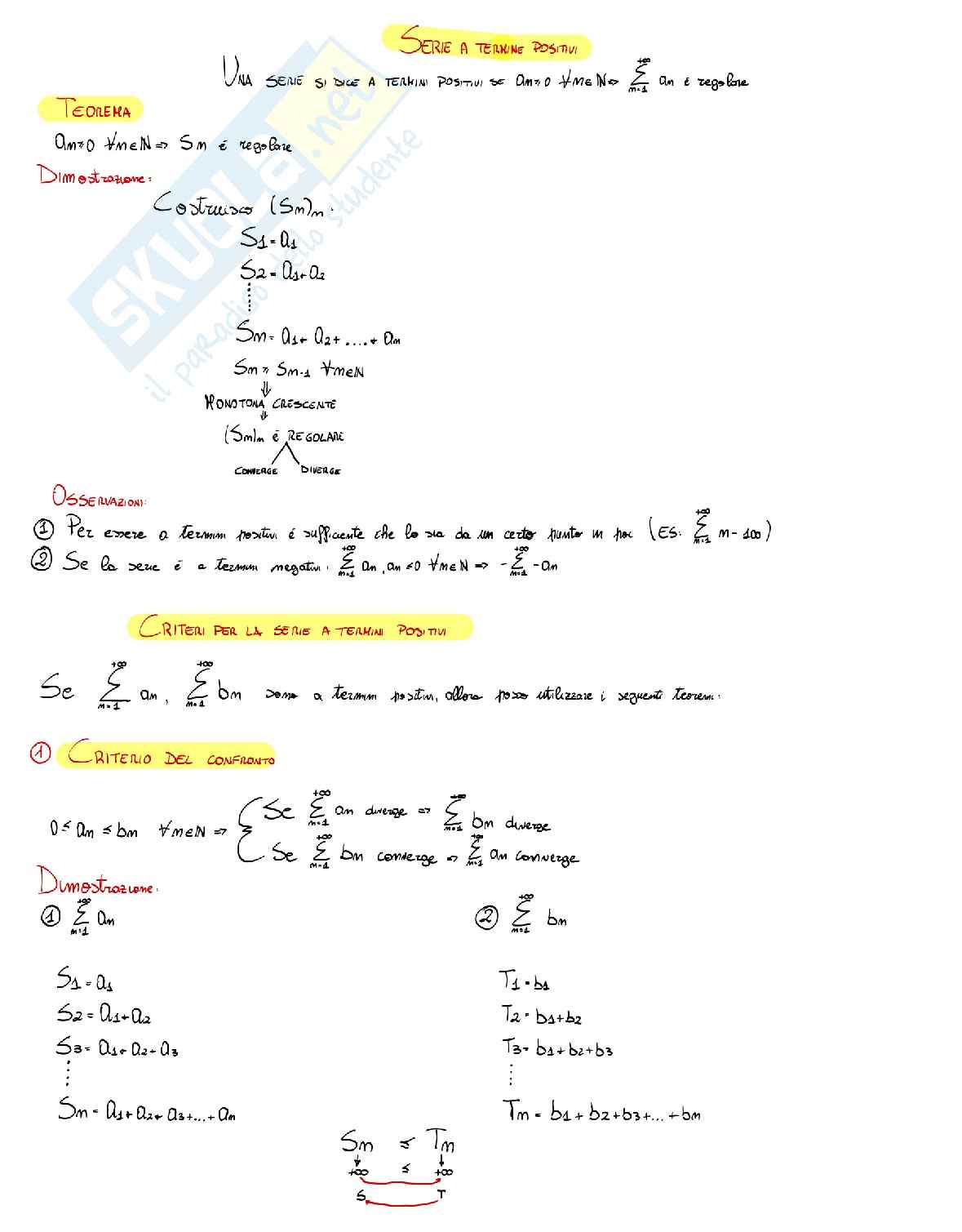 Analisi 1 - Teoria: teoremi e definizioni di tutto il programma  Pag. 11