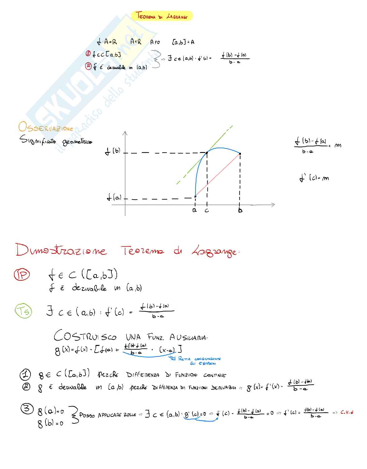 Analisi 1 - Teoria: teoremi e definizioni di tutto il programma  Pag. 26