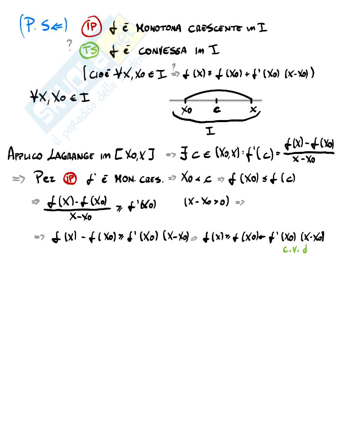 Analisi 1 - Teoria: teoremi e definizioni di tutto il programma  Pag. 31