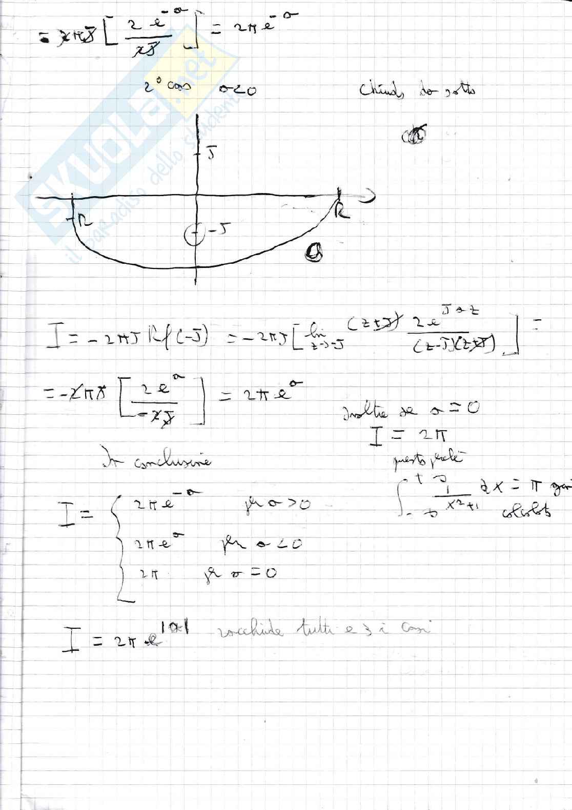 Metodi matematici per l'ingegneria, appunti del corso - Quaderno 3  Pag. 11