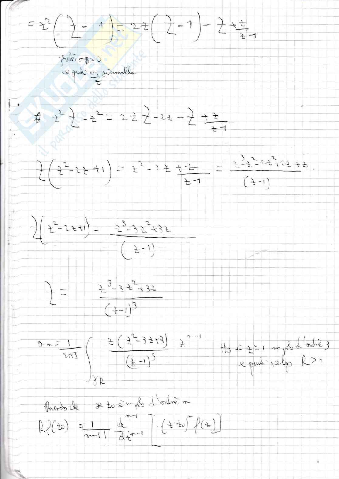 Metodi matematici per l'ingegneria, appunti del corso - Quaderno 3  Pag. 51