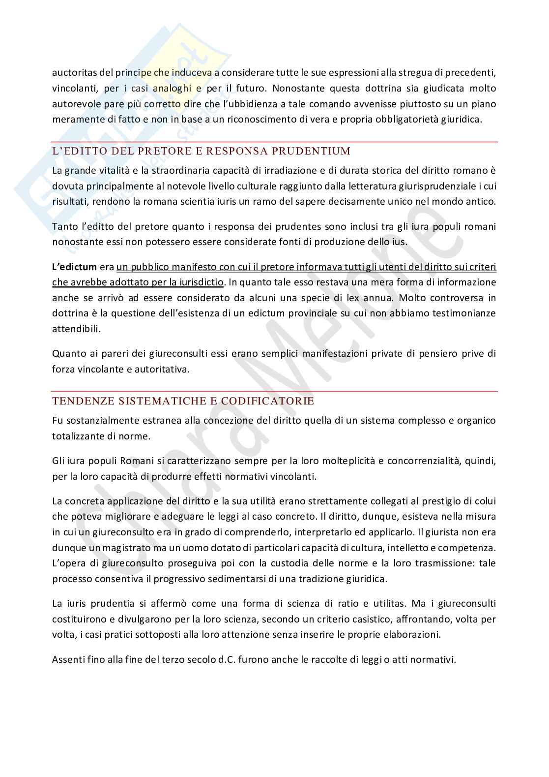 Riassunto esame Storia del diritto romano, Prof. Amabile Mariateresa, libro consigliato Elementi di storia e istituzioni di diritto romano, Lucrezi, Fasolino, Greco, Amabile Pag. 26