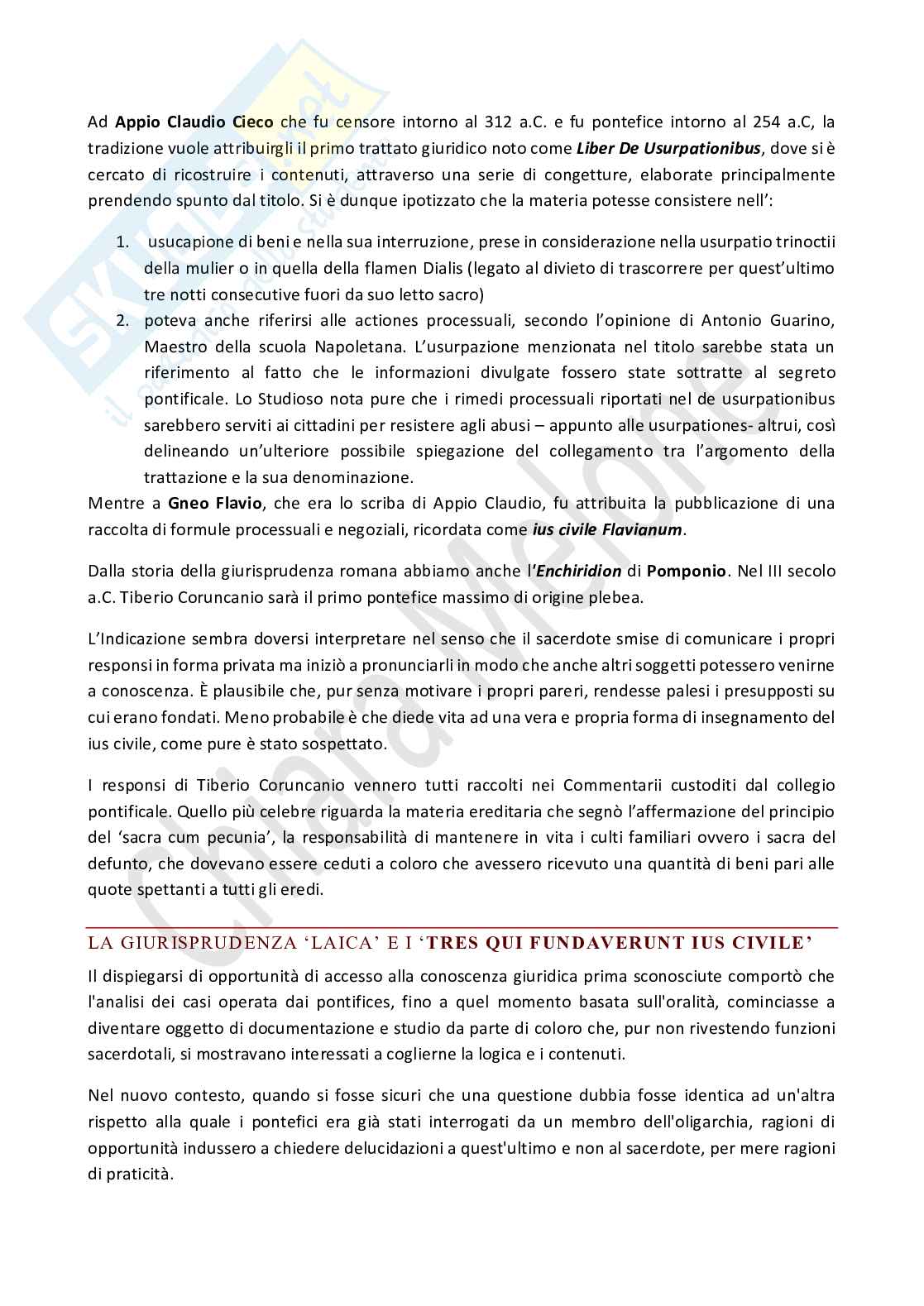Riassunto esame Storia del diritto romano, Prof. Amabile Mariateresa, libro consigliato Elementi di storia e istituzioni di diritto romano, Lucrezi, Fasolino, Greco, Amabile Pag. 31