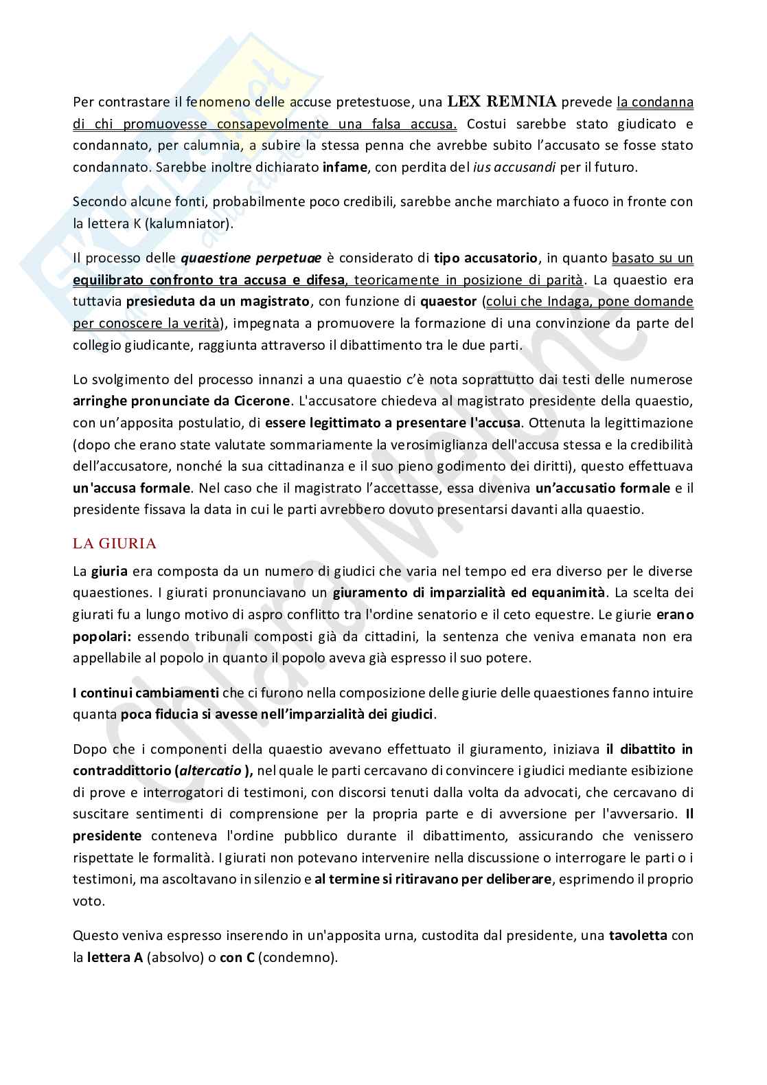 Riassunto esame Storia del diritto romano, Prof. Amabile Mariateresa, libro consigliato Elementi di storia e istituzioni di diritto romano, Lucrezi, Fasolino, Greco, Amabile Pag. 56