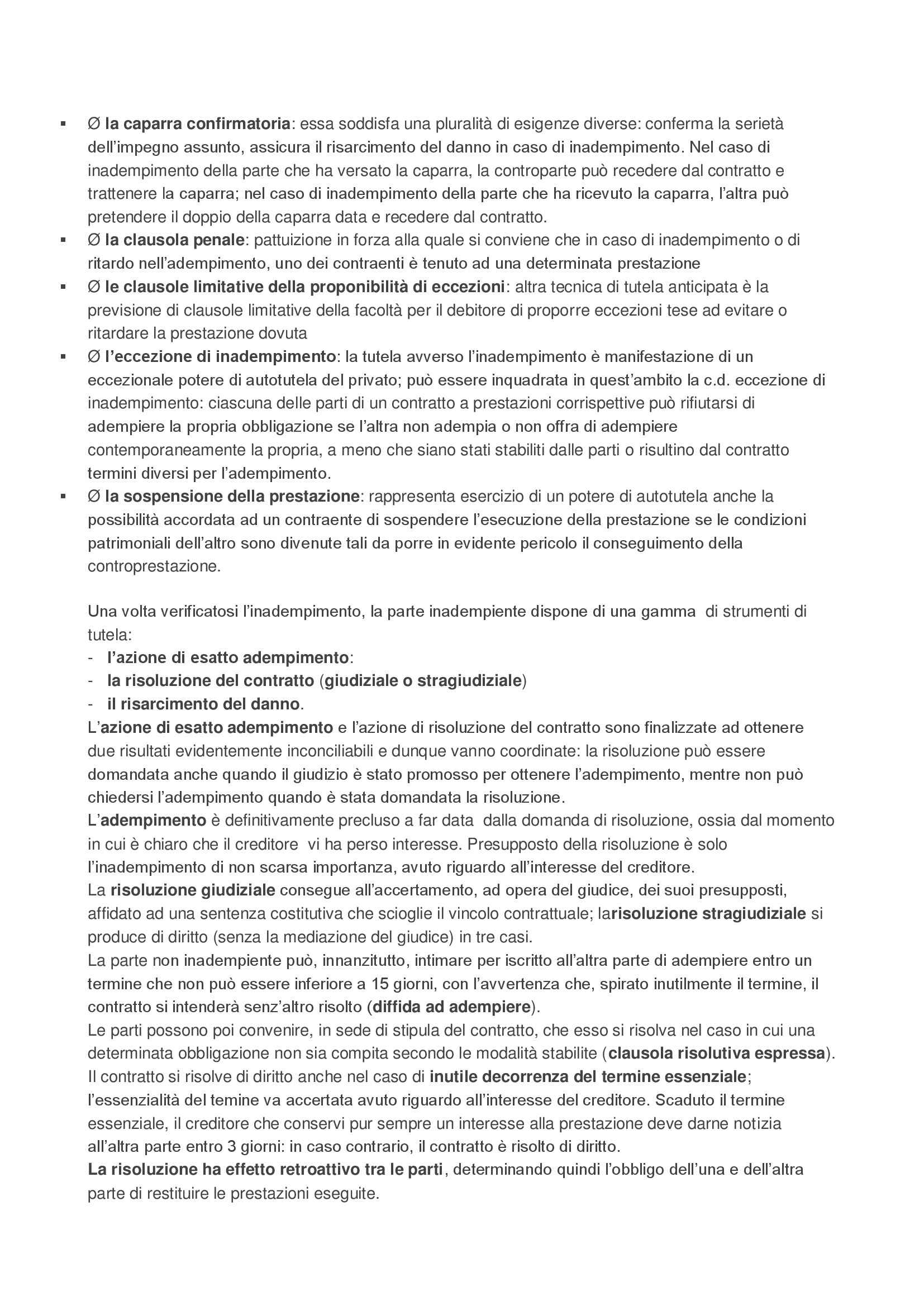 Riassunto esame Diritto Privato, prof. Ferro Pag. 46