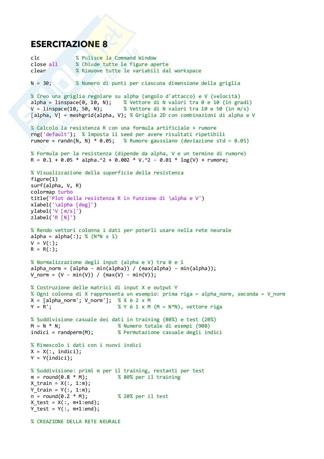 Esercitazioni Matlab - esame di Metodi numerici per l'ingegneria navale Pag. 16