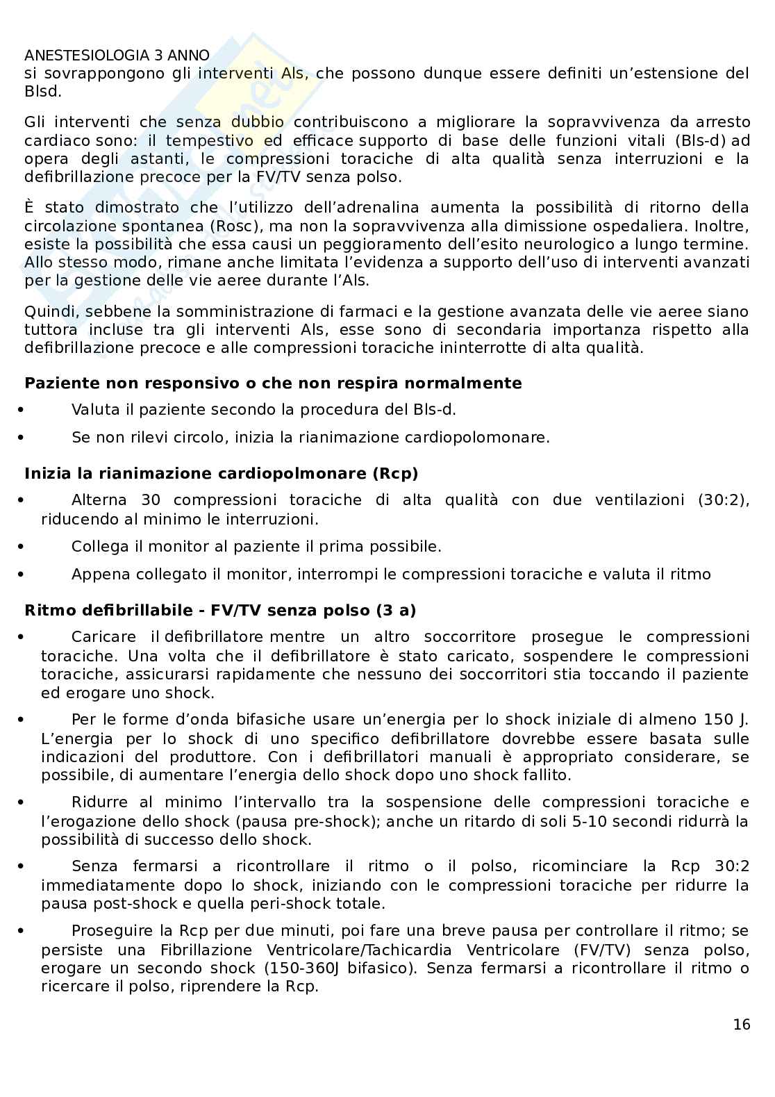 Anestesiologia  Pag. 16